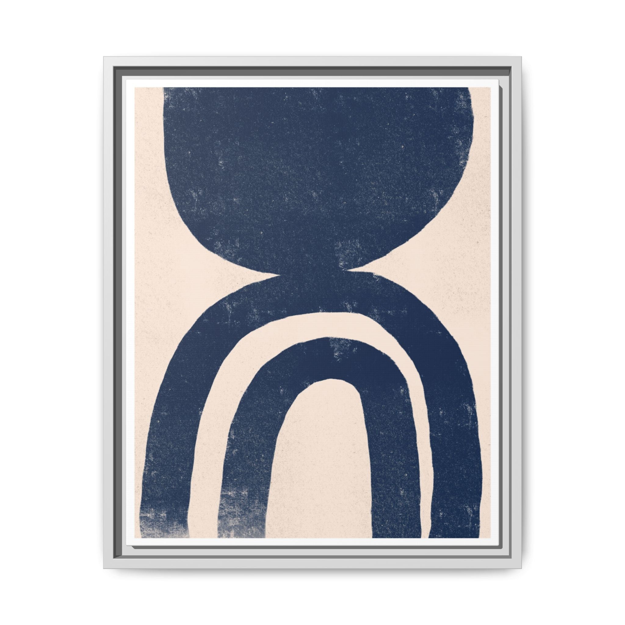Indigo Arch Stillness - Framed