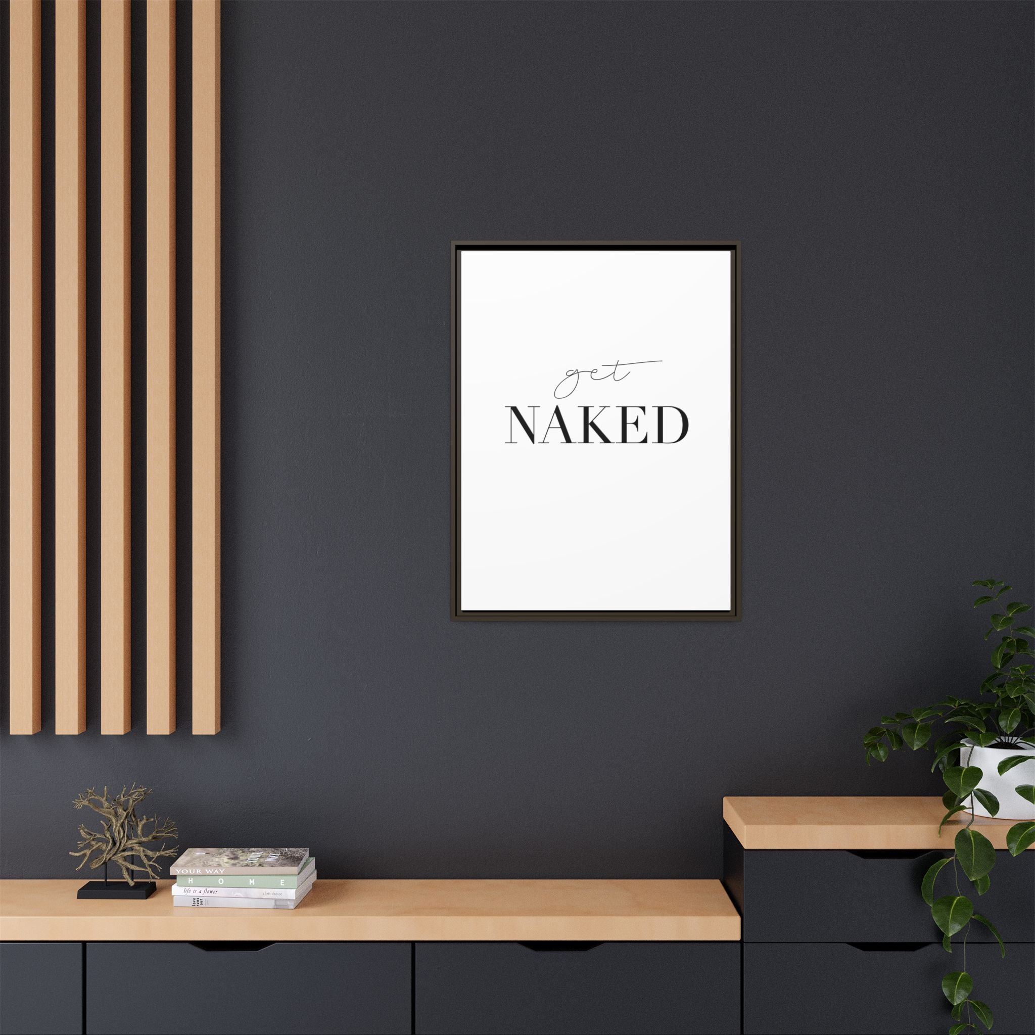 Midnight Muse Typography Grace - Framed