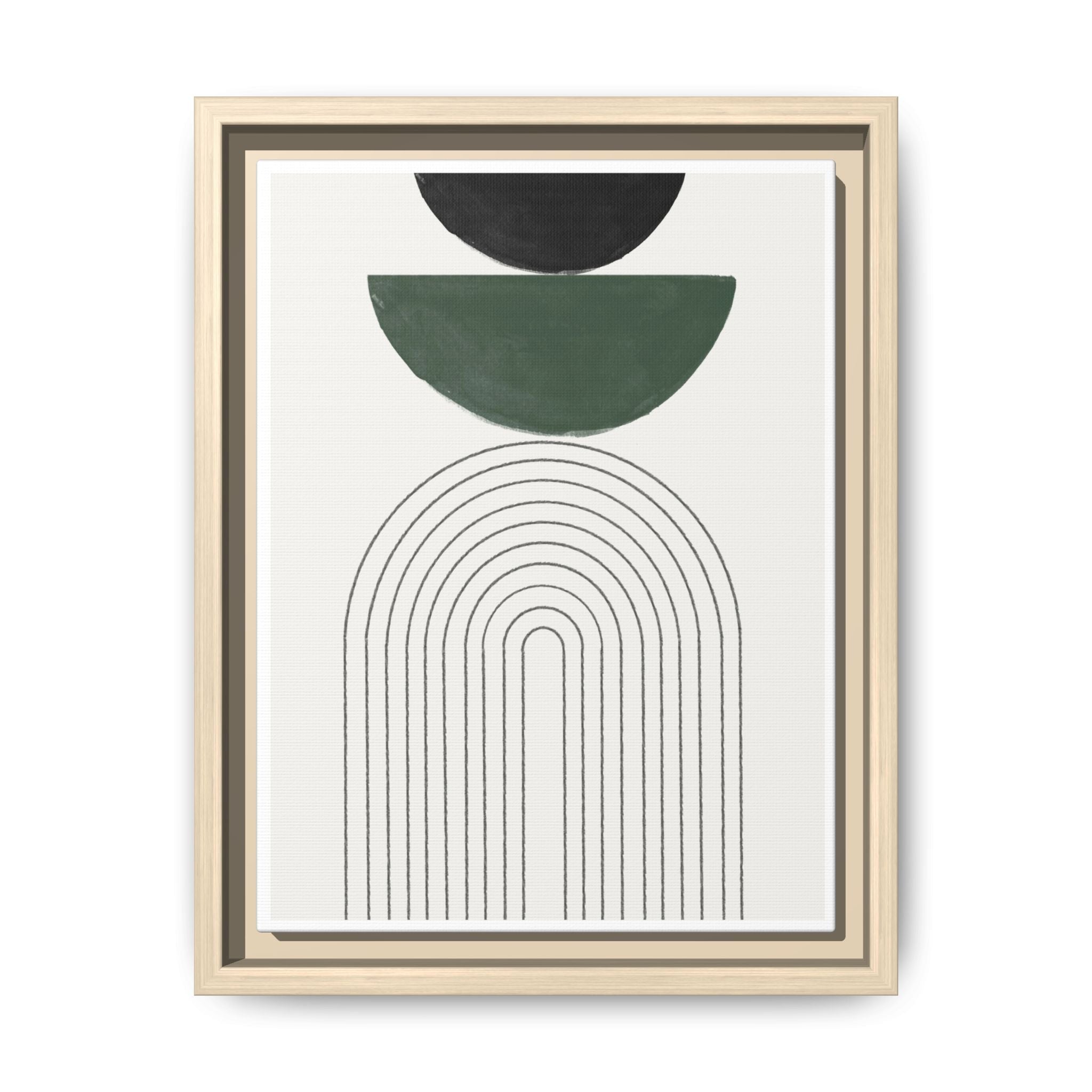 Emerald Arc Horizon - Framed