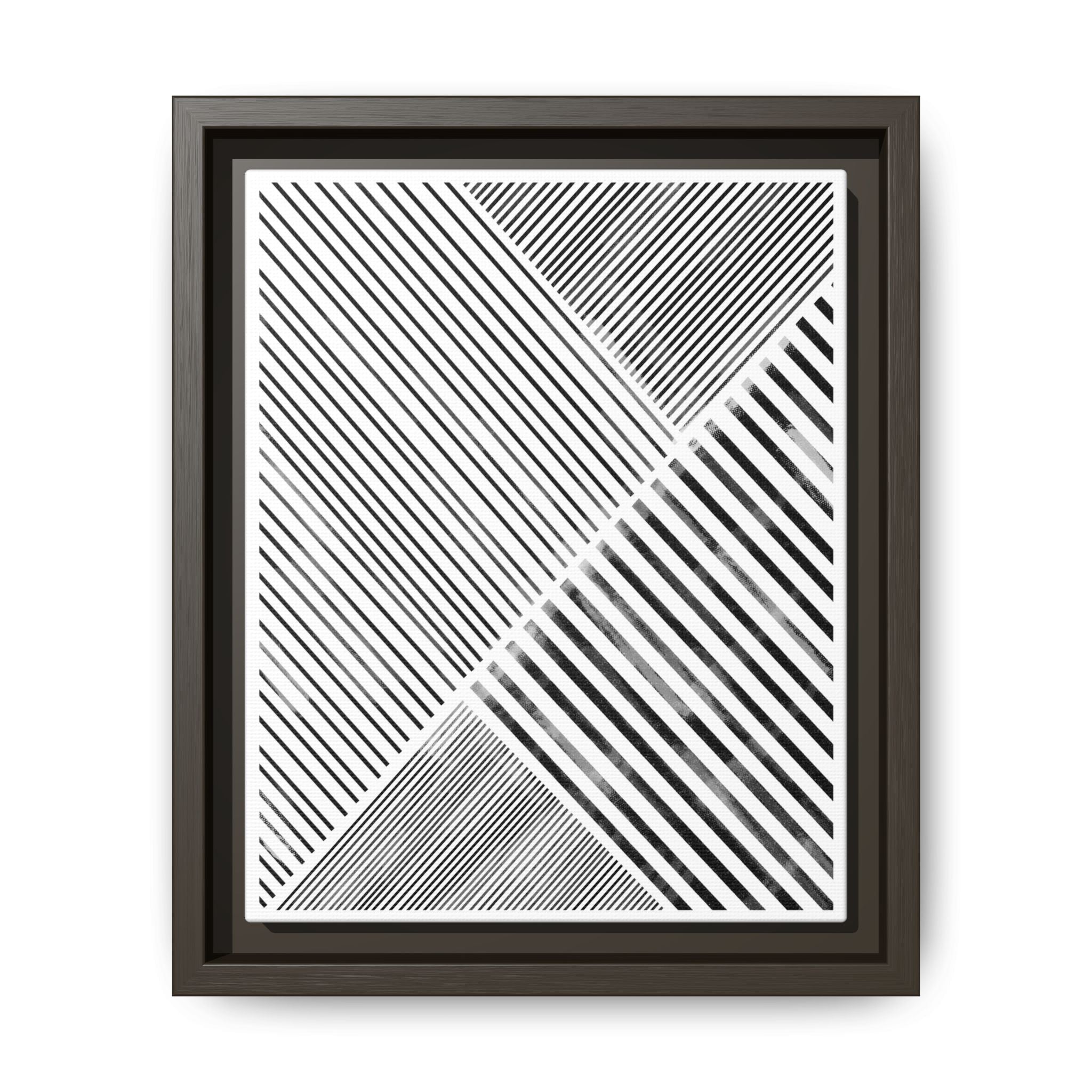 Monochrome Motion Angles - Framed