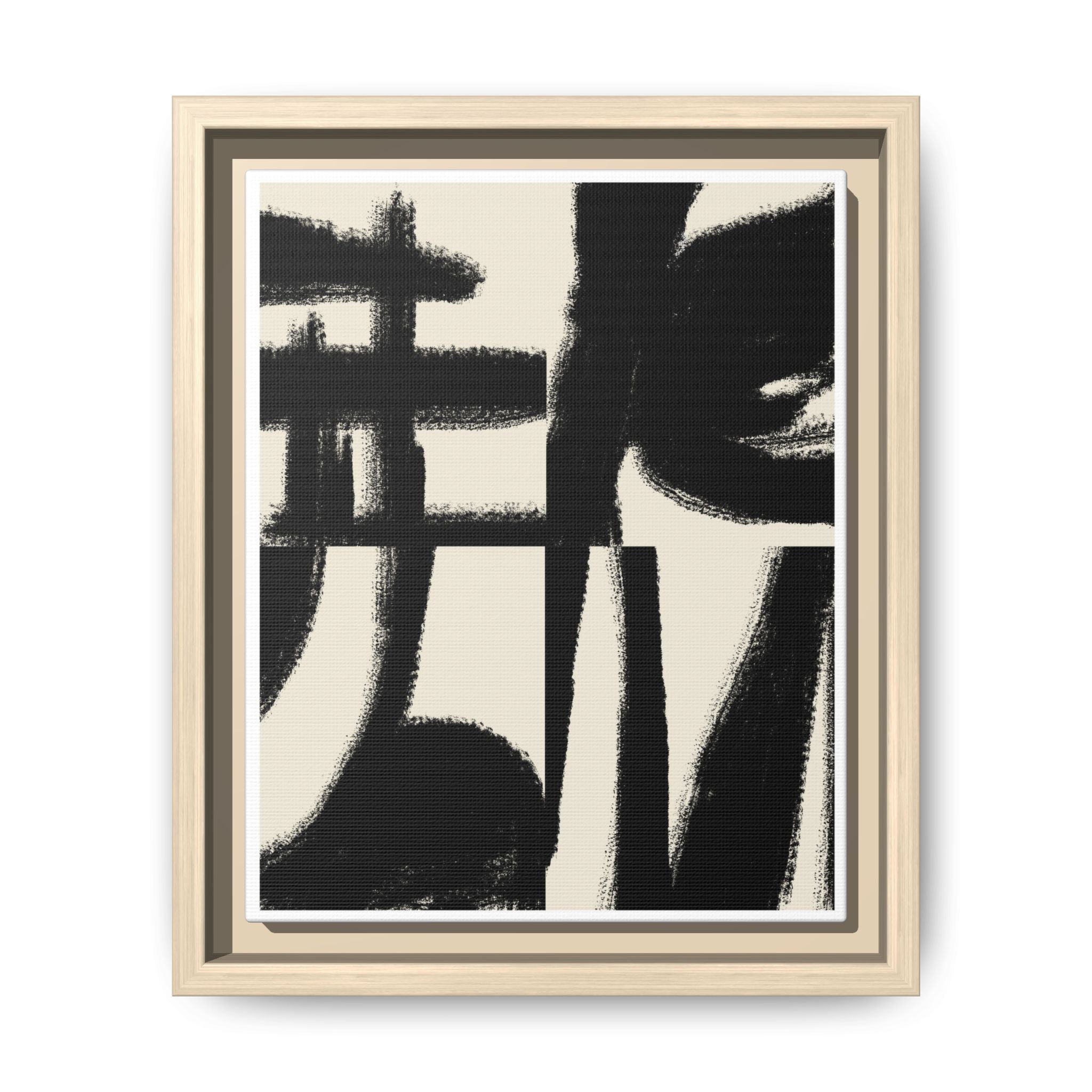 Midnight Gesture Fragments - Framed