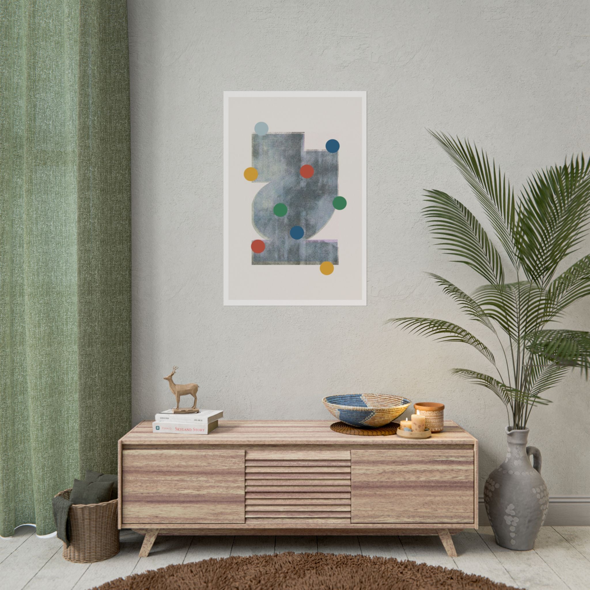 Muted Geometry Reverie - Poster
