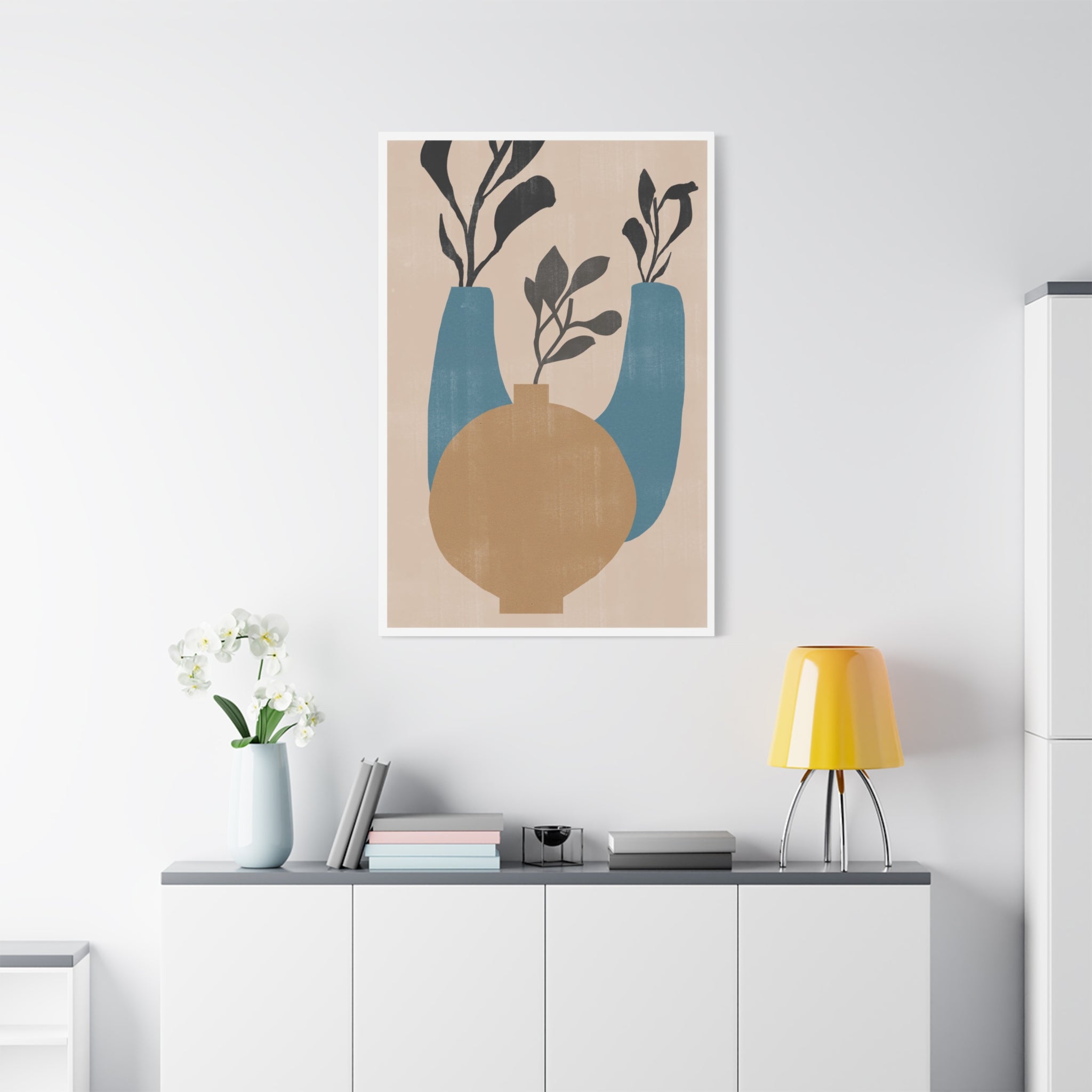 Azure Vessel Harmony - Canvas