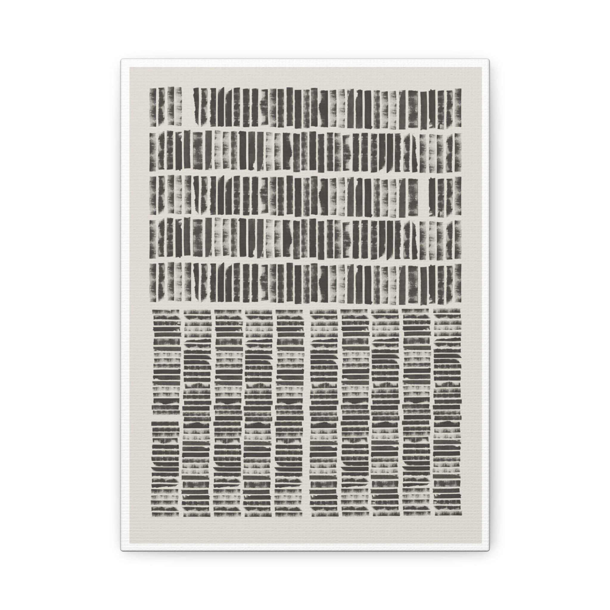 Shadow Rhythm Columns - Canvas