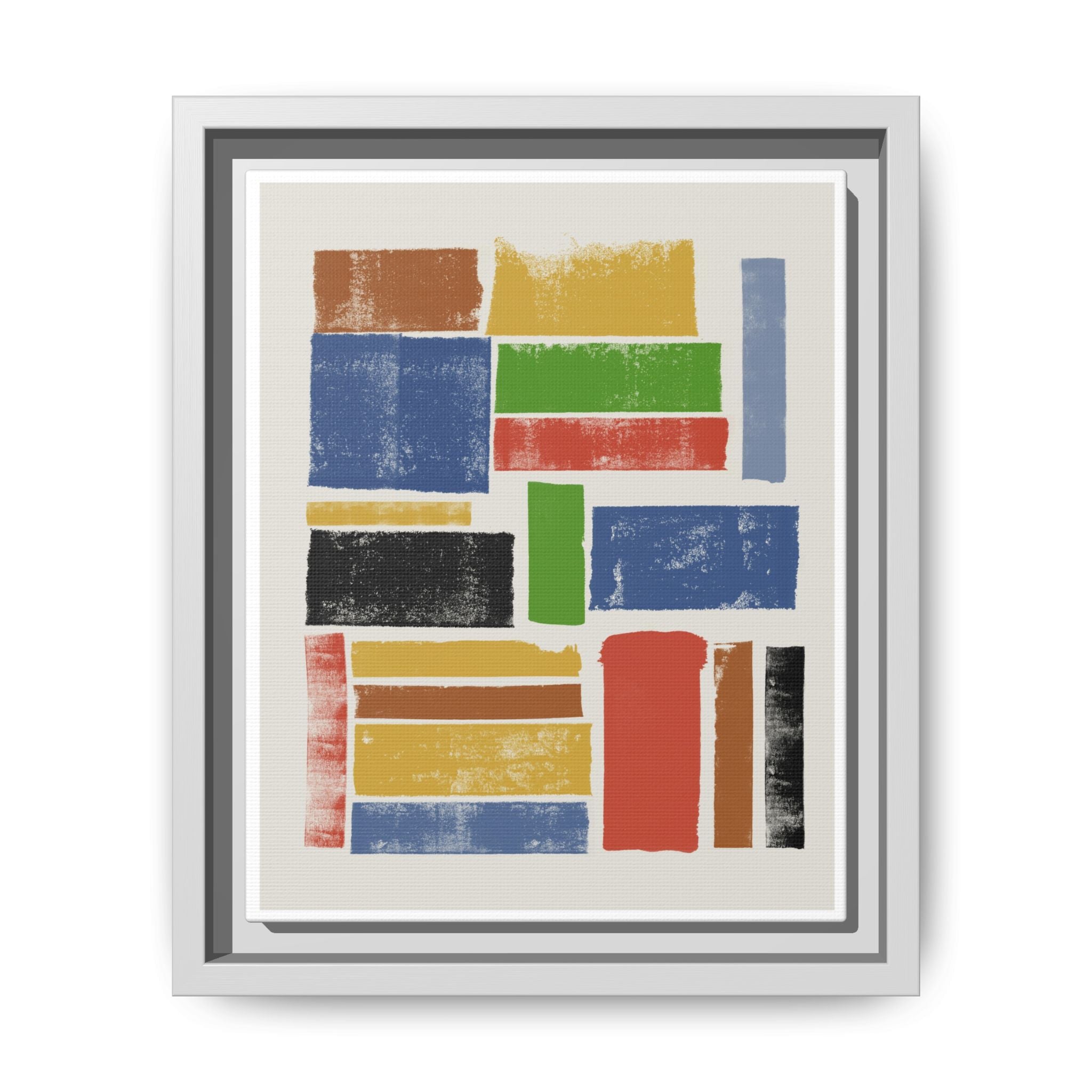 Playful Color Rhythm - Framed