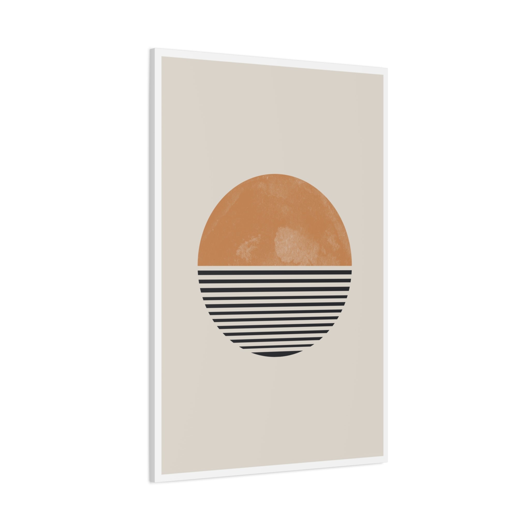 Amber Horizon Echoes - Canvas