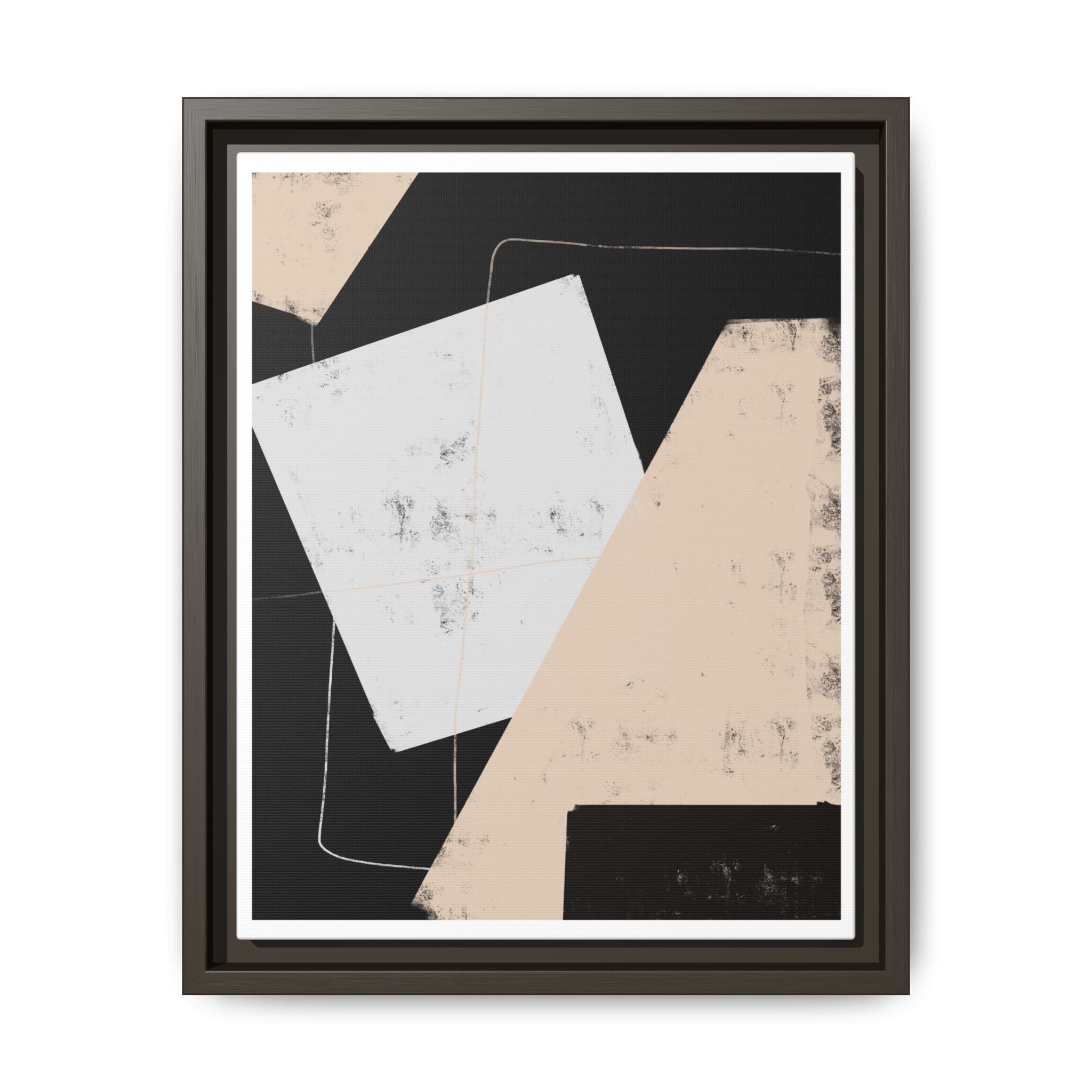 Silent Geometry Passage - Framed