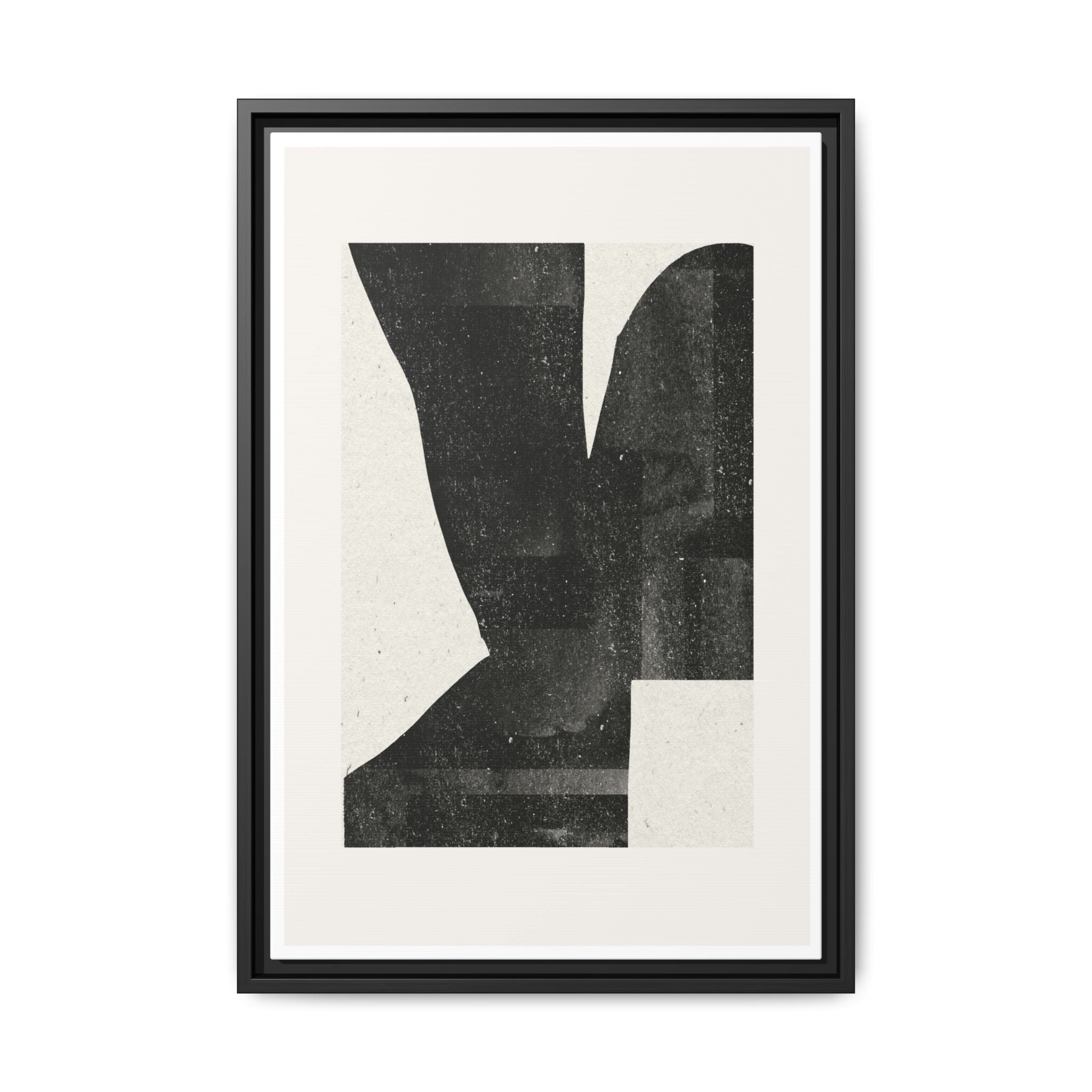 Noir Balance Echoes - Framed