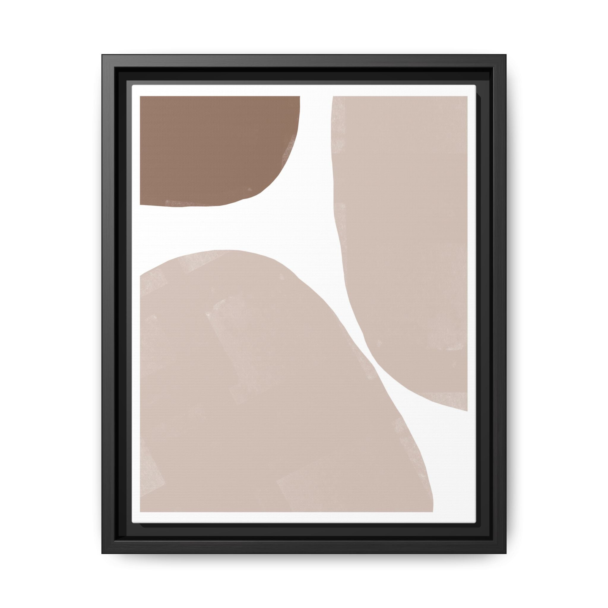 Muted Clay Horizons - Framed
