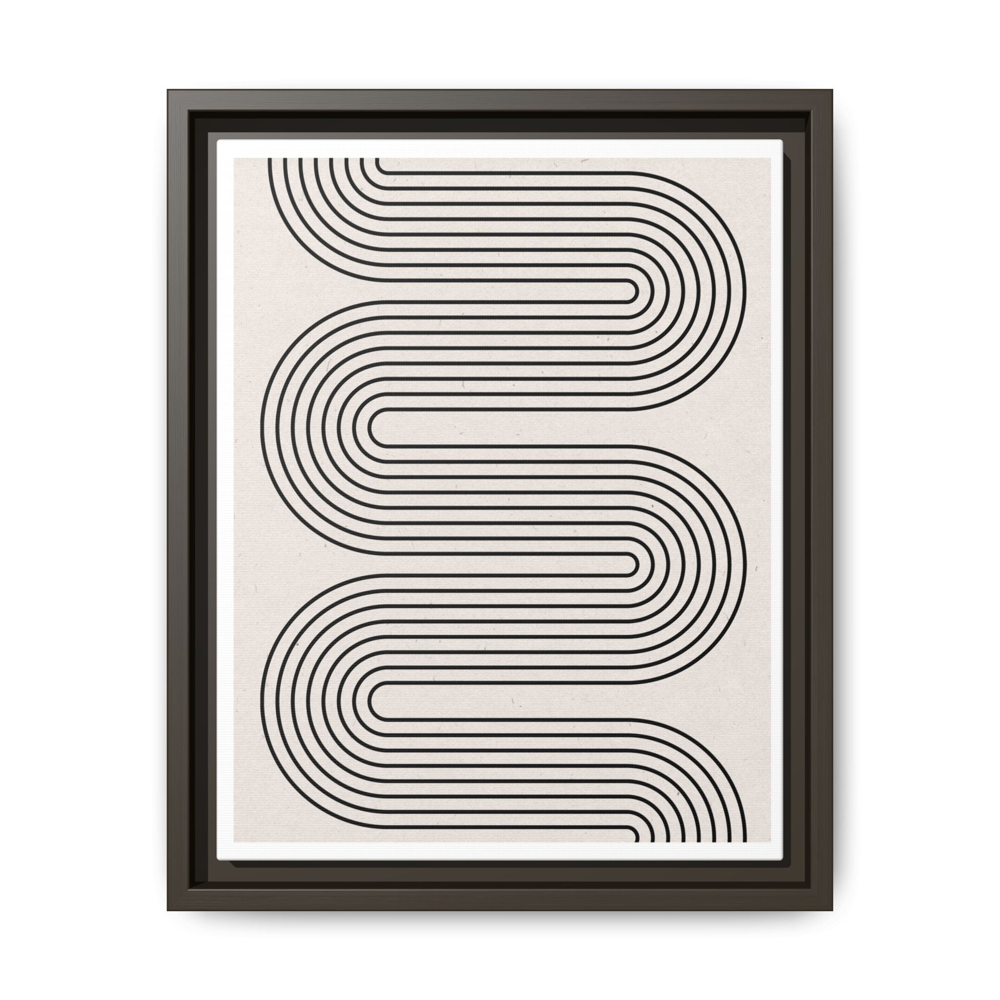 Monoline Rhythm Cascade - Framed