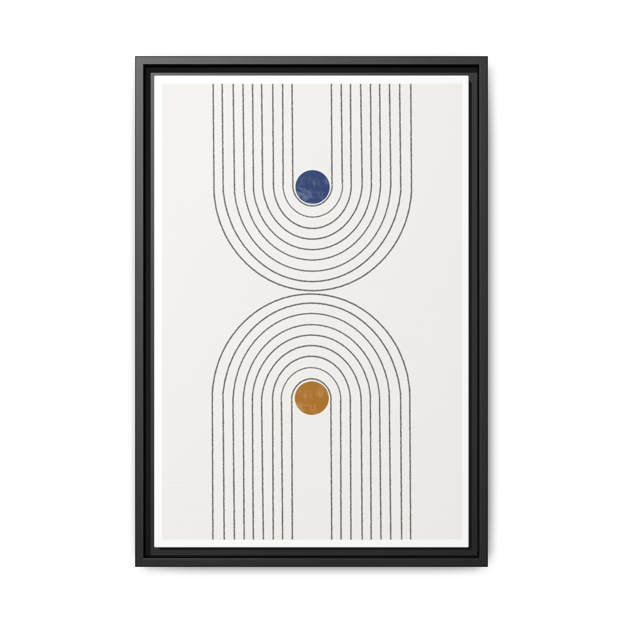 Dual Orbit Rhythm - Framed