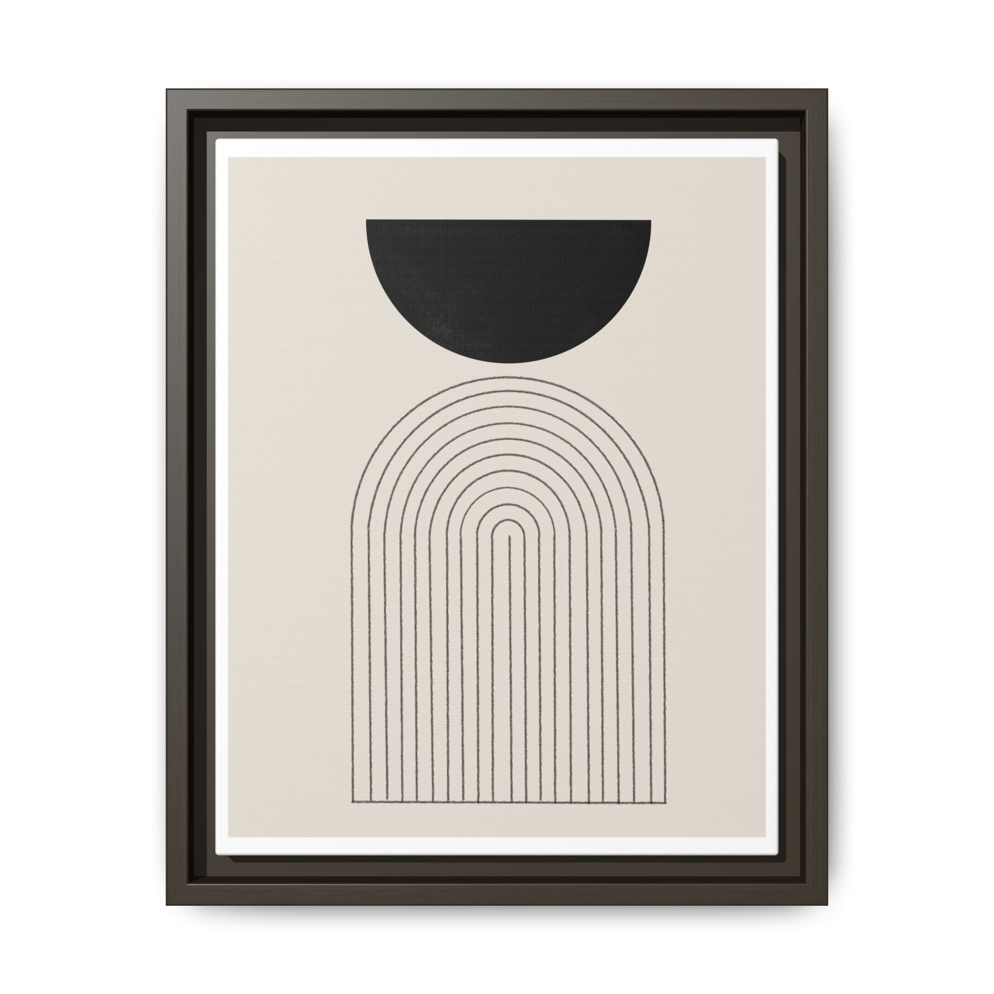 Midnight Portal Lines - Framed
