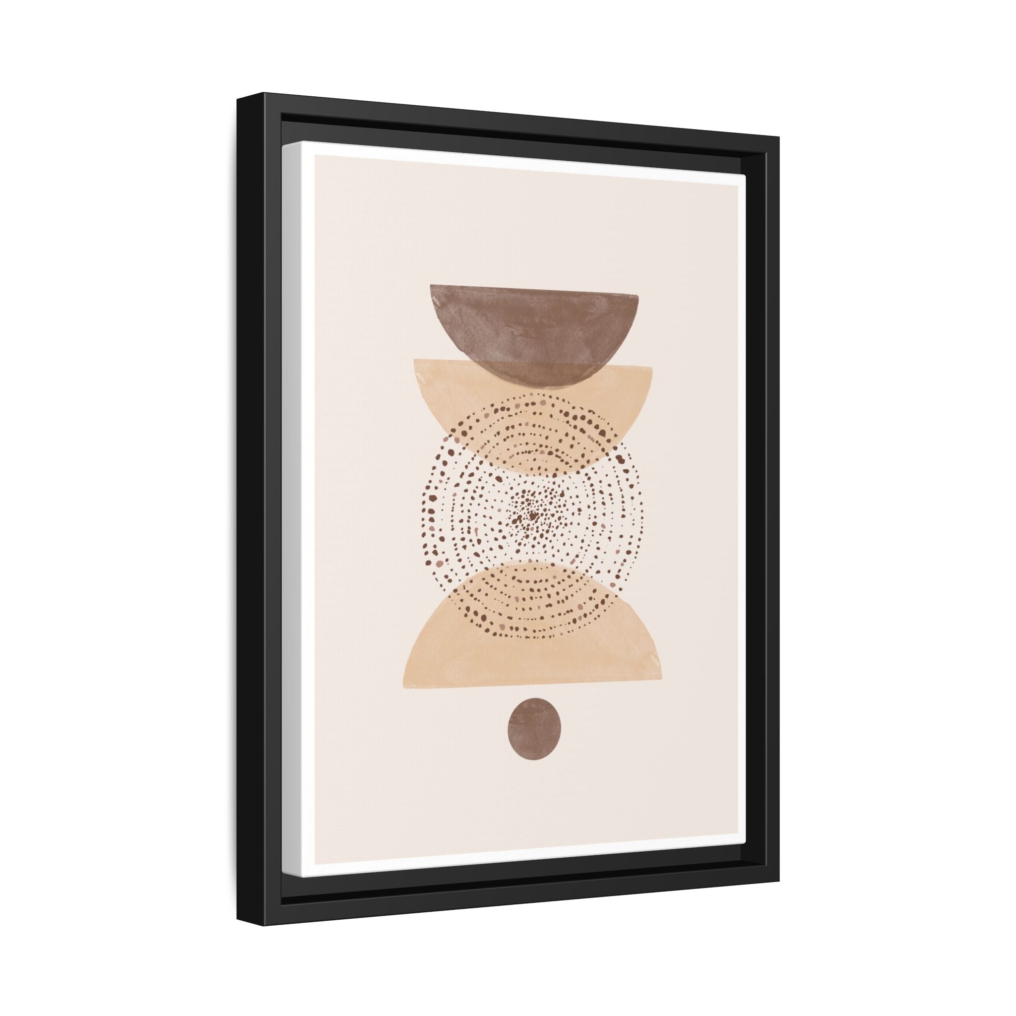 Terracotta Orbit Balance - Framed