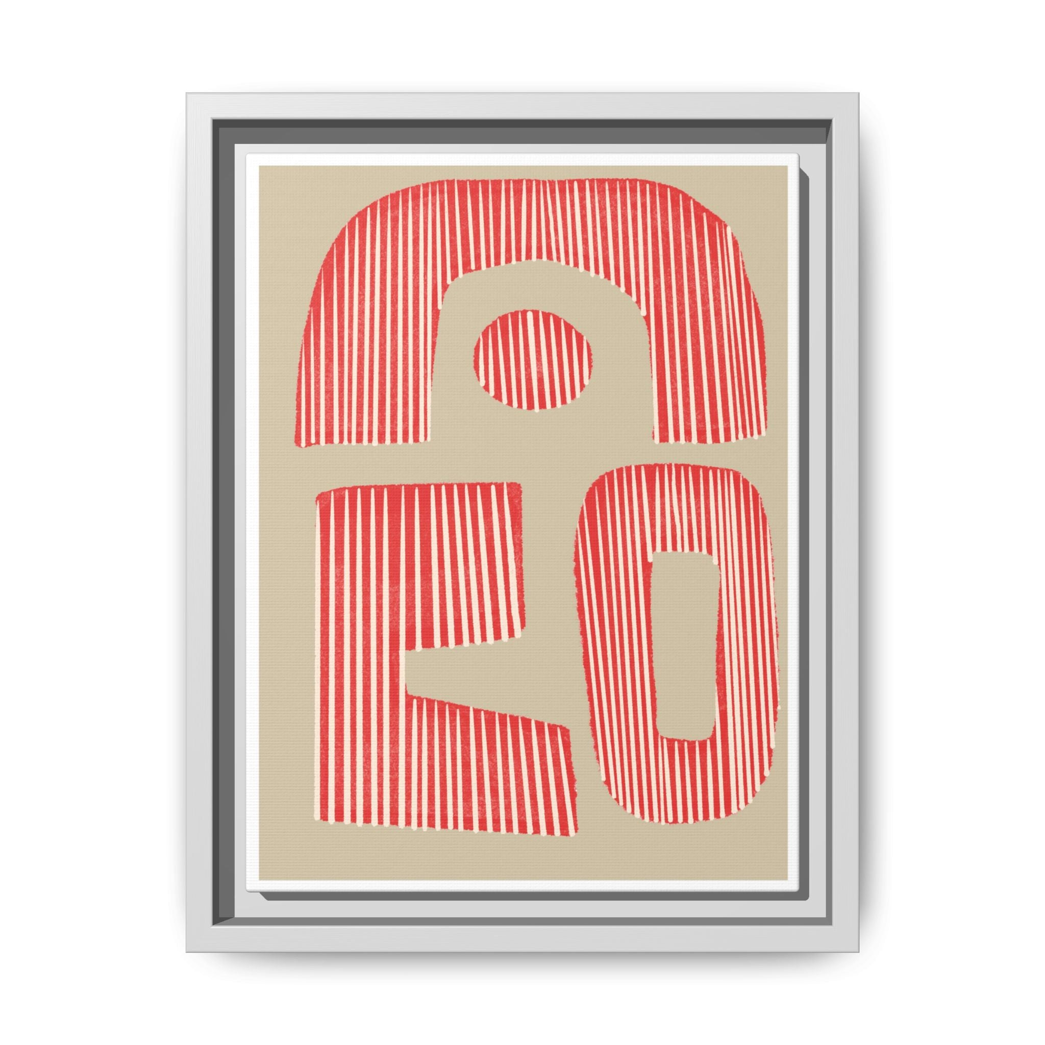 Coral Echo Forms - Framed