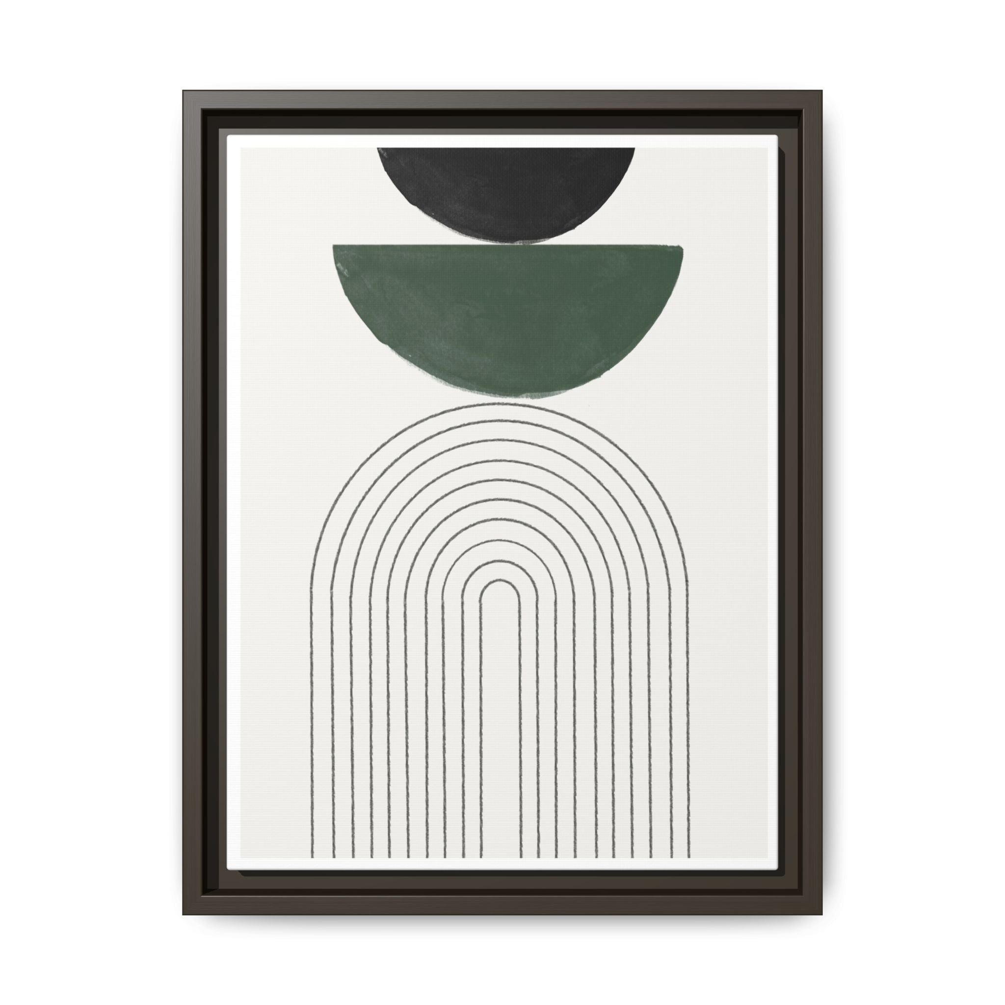 Emerald Arc Horizon - Framed