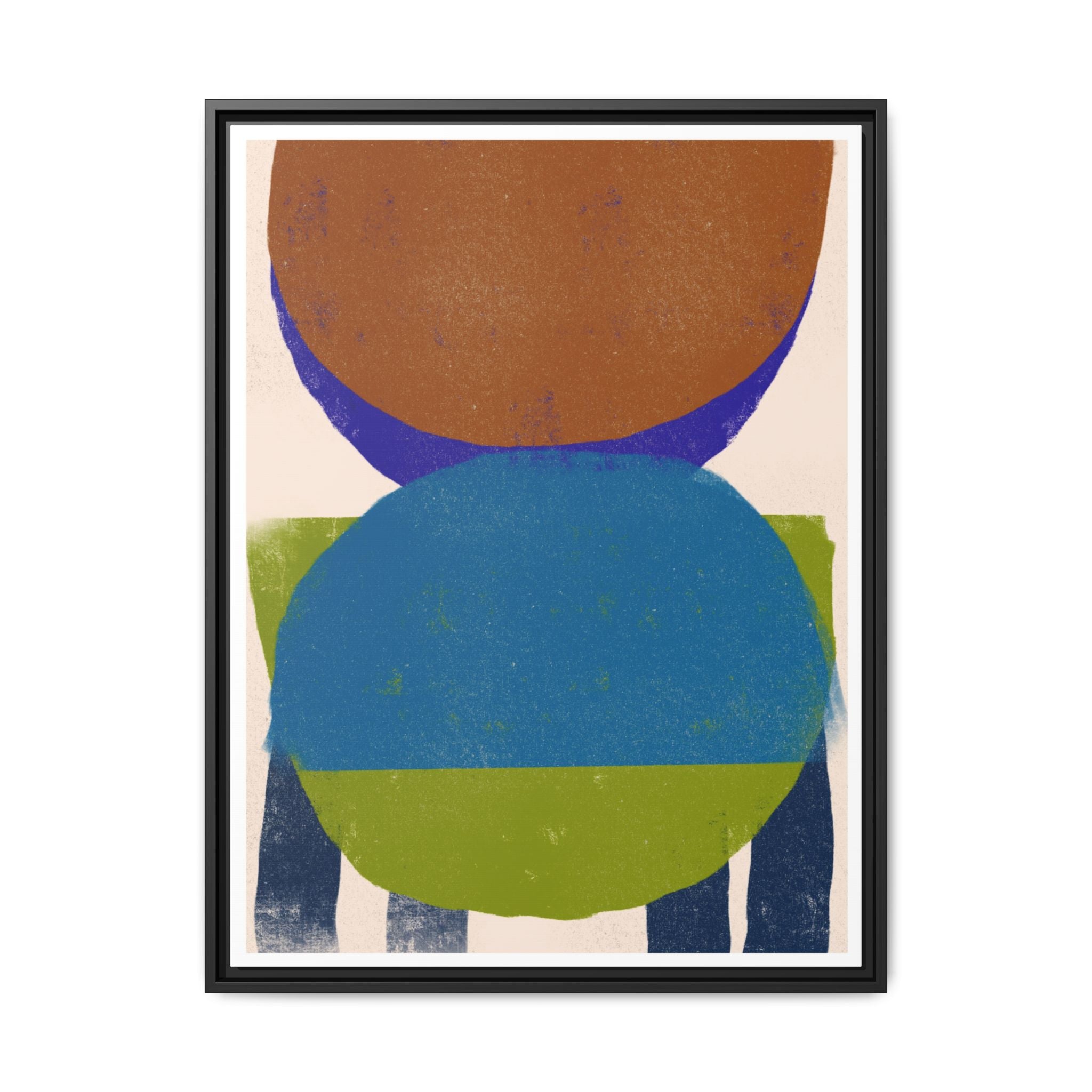 Azure Meadow Eclipse - Framed