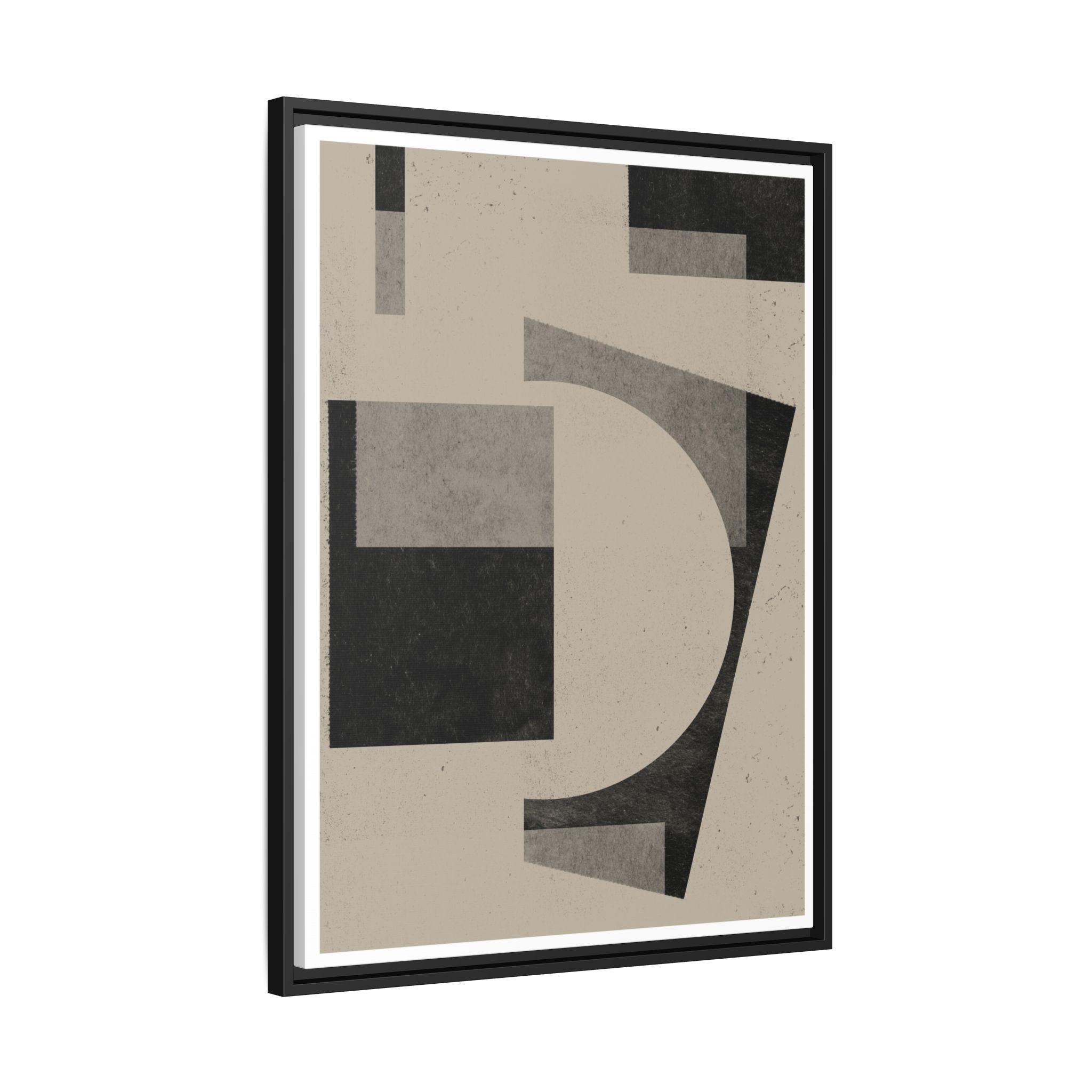 Obsidian Balance Study - Framed