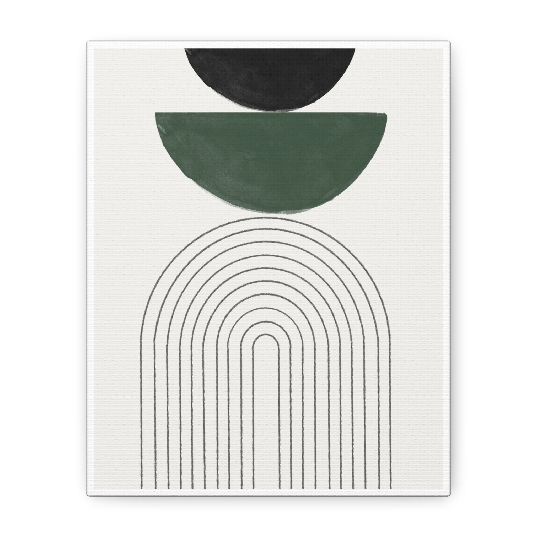 Emerald Arc Horizon - Canvas
