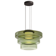 Danish Glass Bauhaus Pendant Light