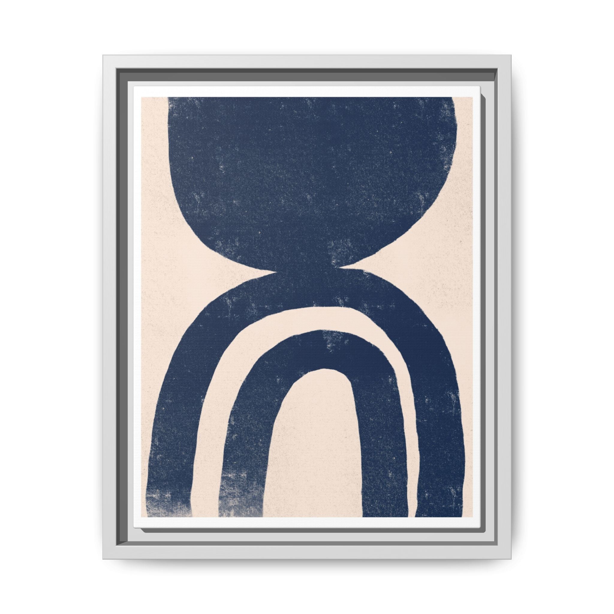 Indigo Arch Stillness - Framed