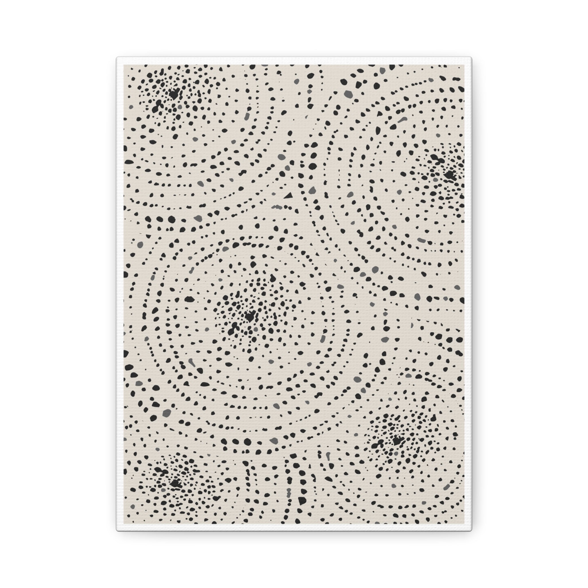 Celestial Pebble Drift Patterns - Canvas