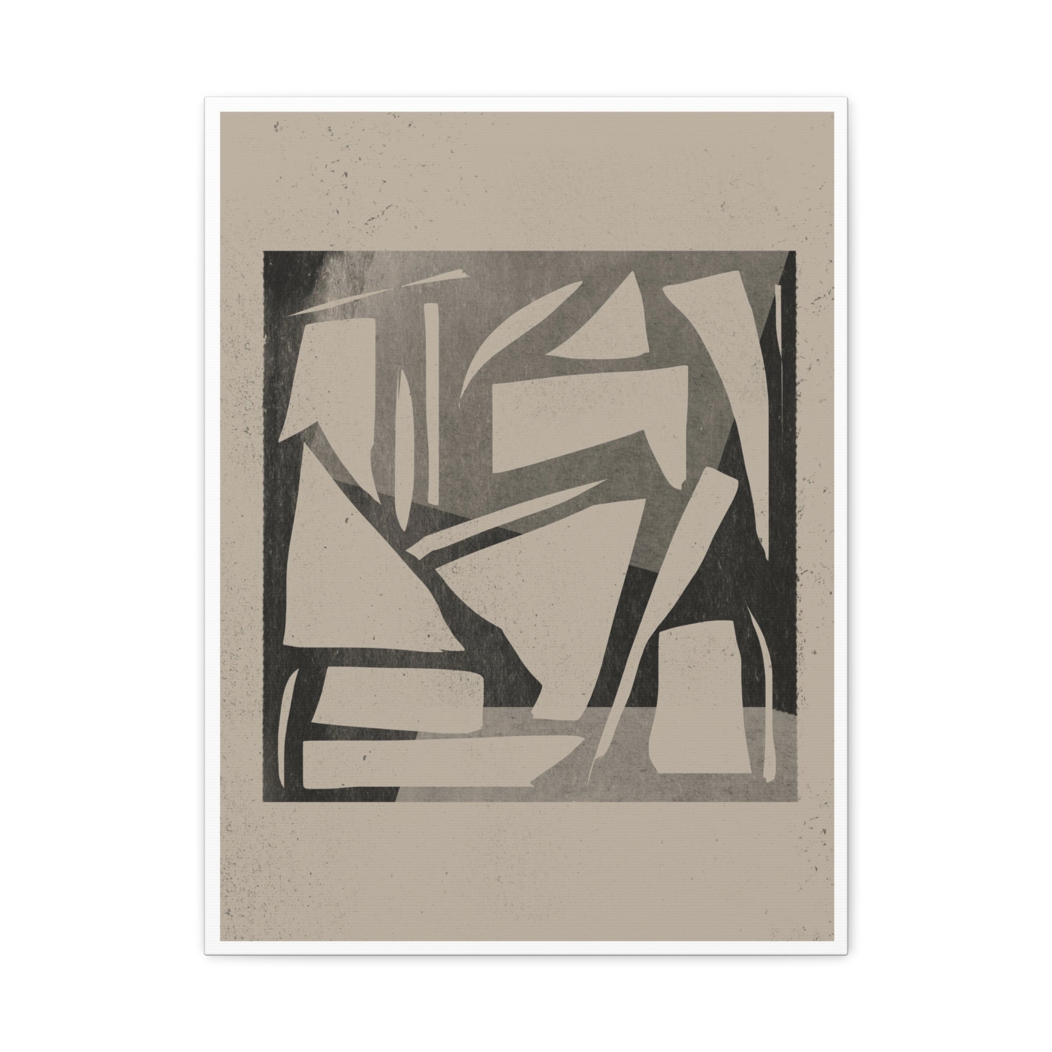 Shadow Fragment Rhythm Study - Canvas