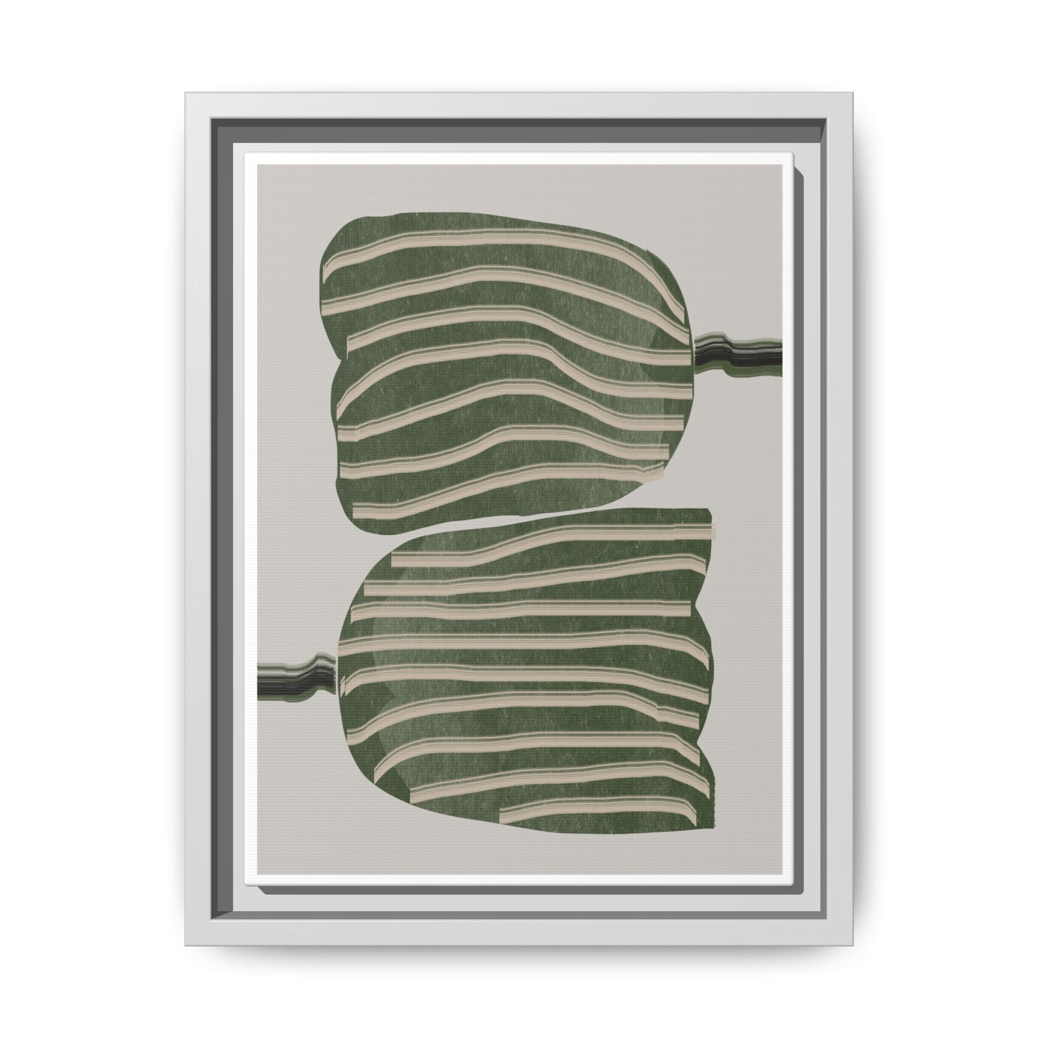 Verdant Echo Layers - Framed