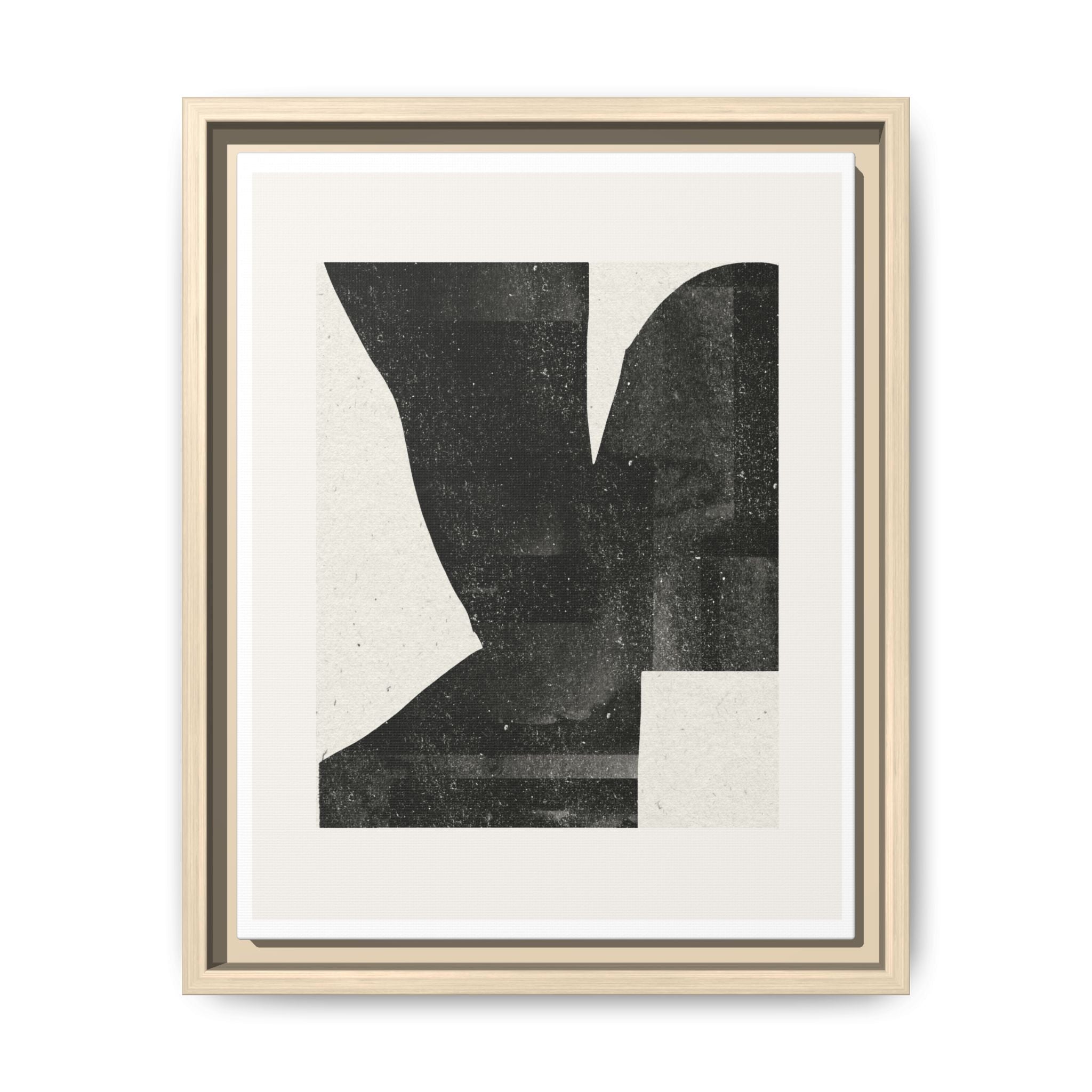 Noir Balance Echoes - Framed