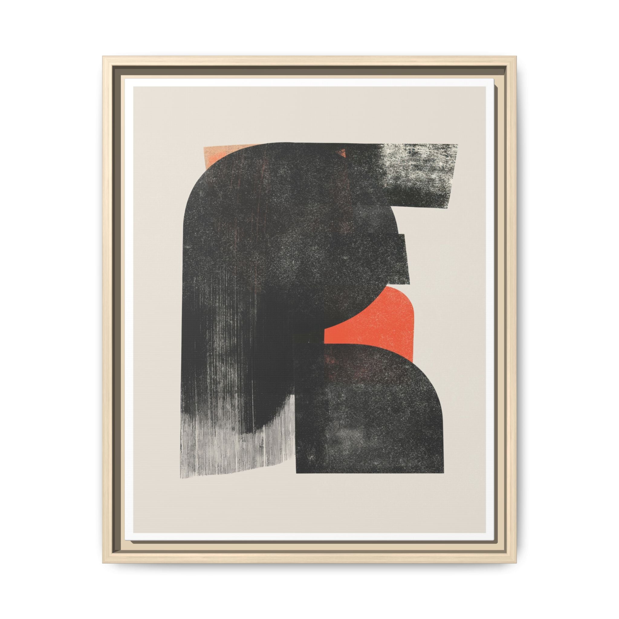 Ember Shadow Structure - Framed