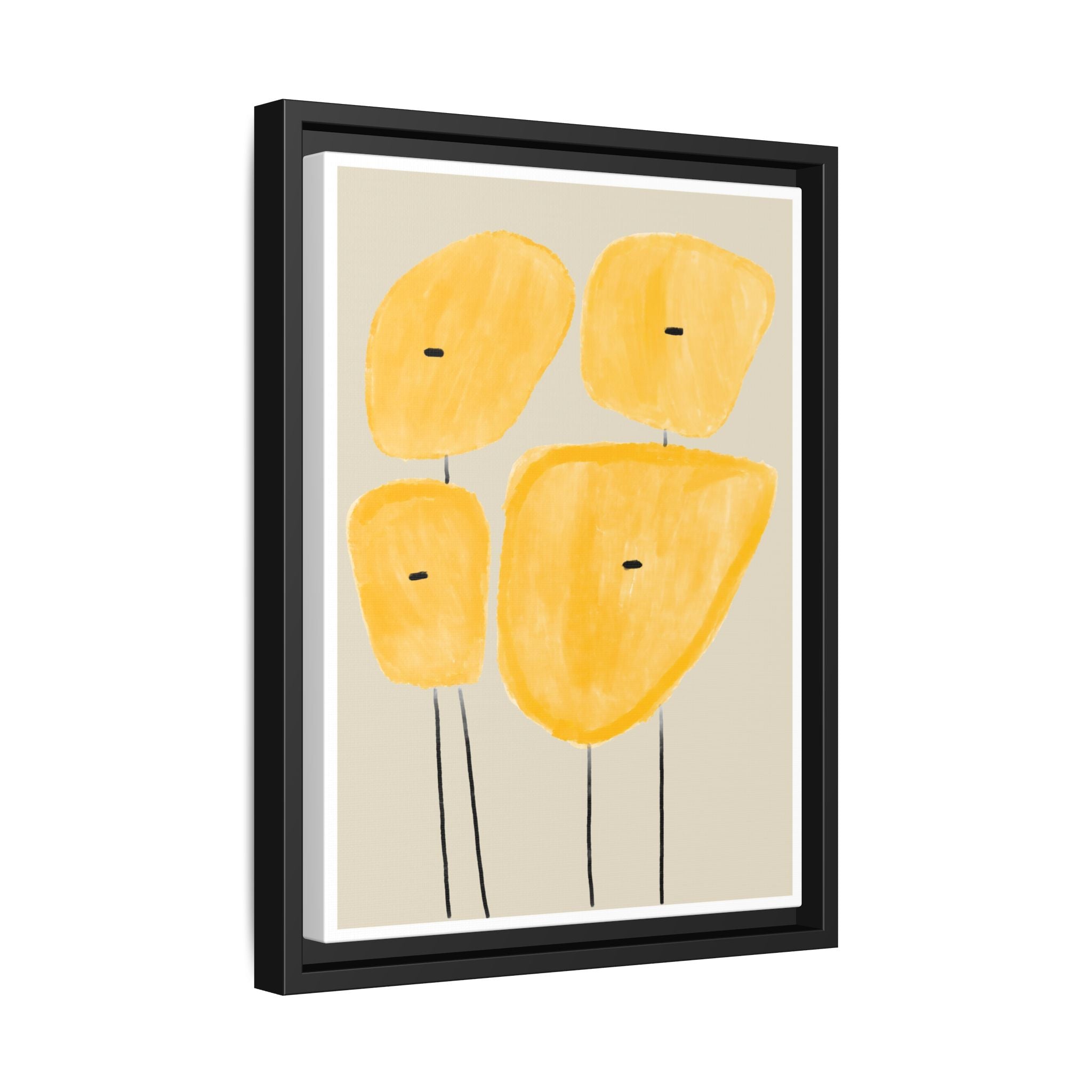 Golden Meadow Figures - Framed