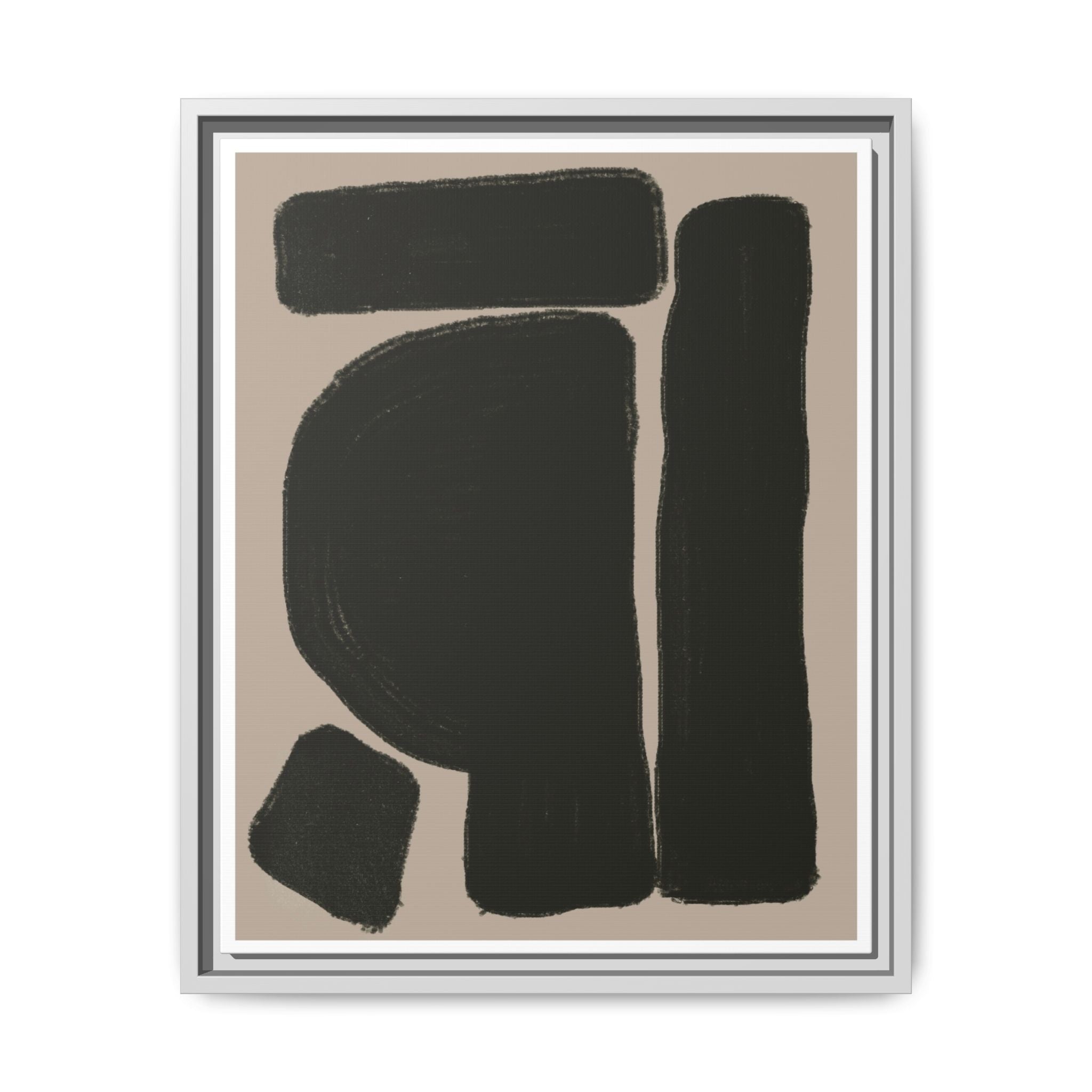 Velvet Obsidian Forms - Framed