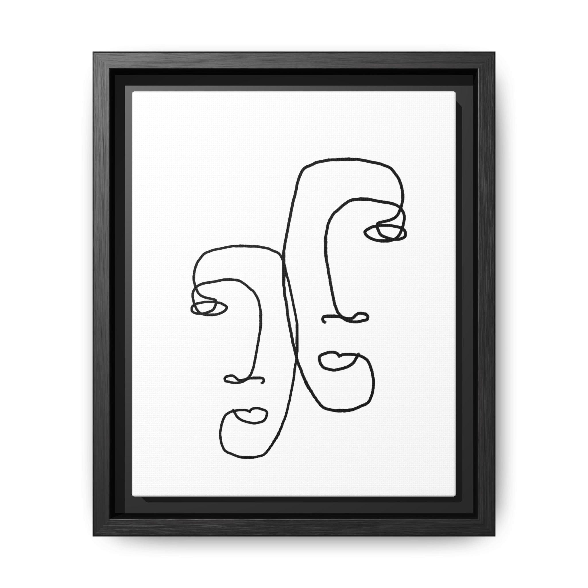 Silent Dual Reflections - Framed