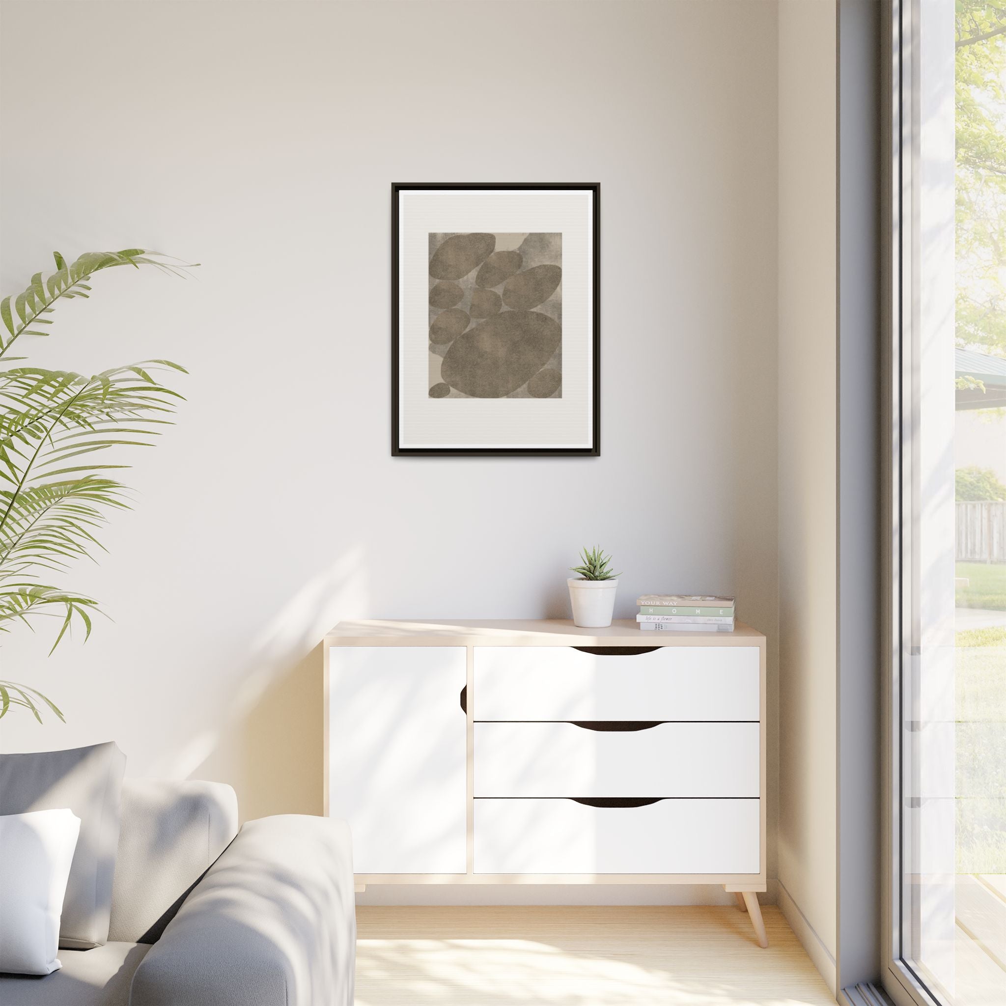 Stone Meadow Whispers - Framed
