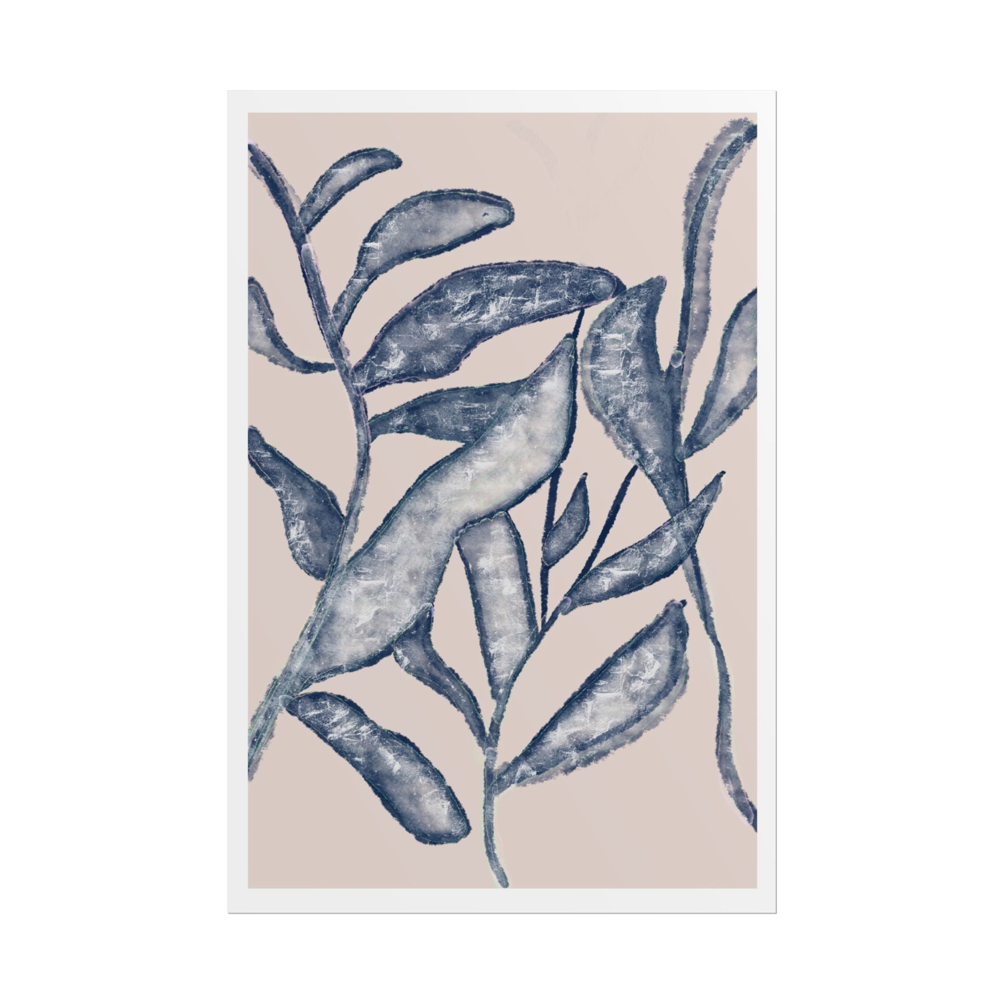 Moonlit Botanical Veil - Poster