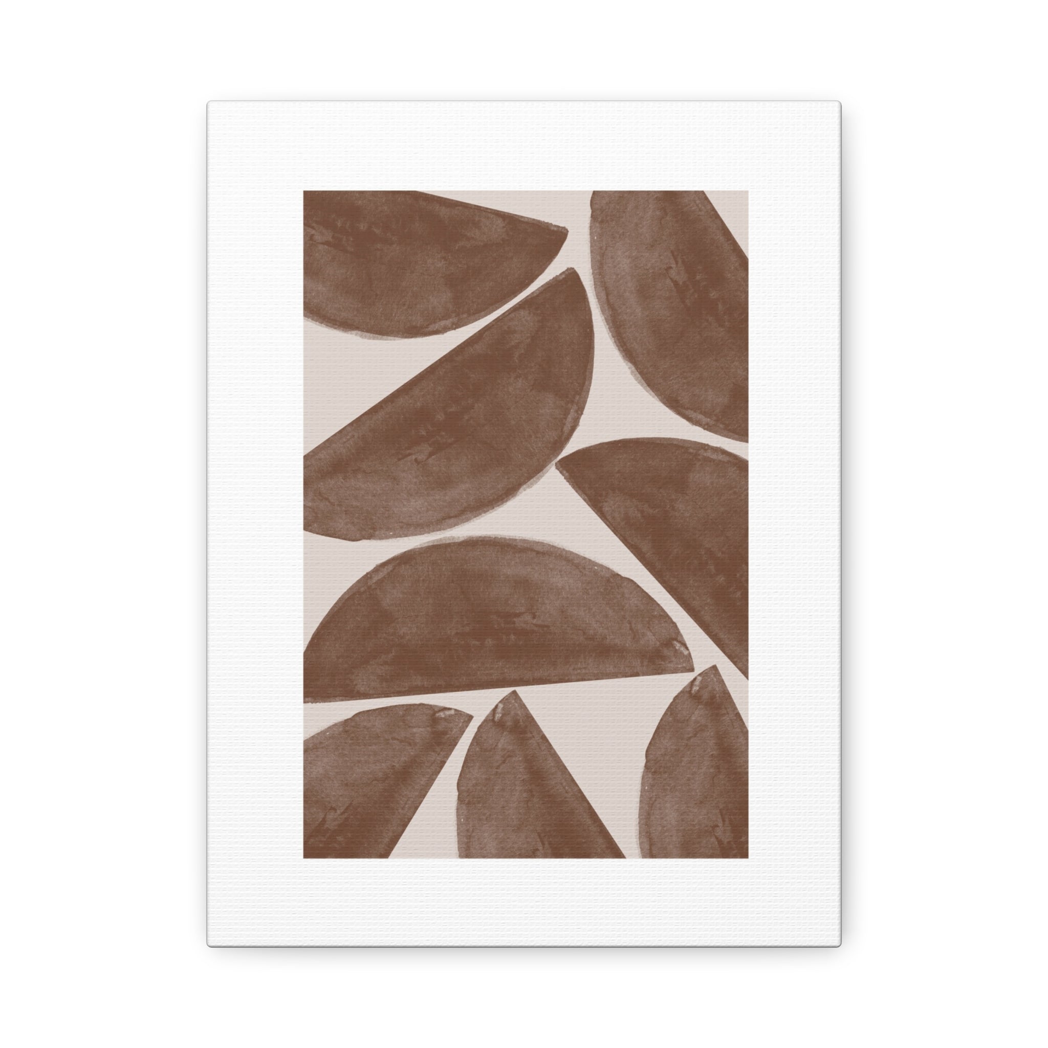 Terracotta Crescent Rhythm - Canvas