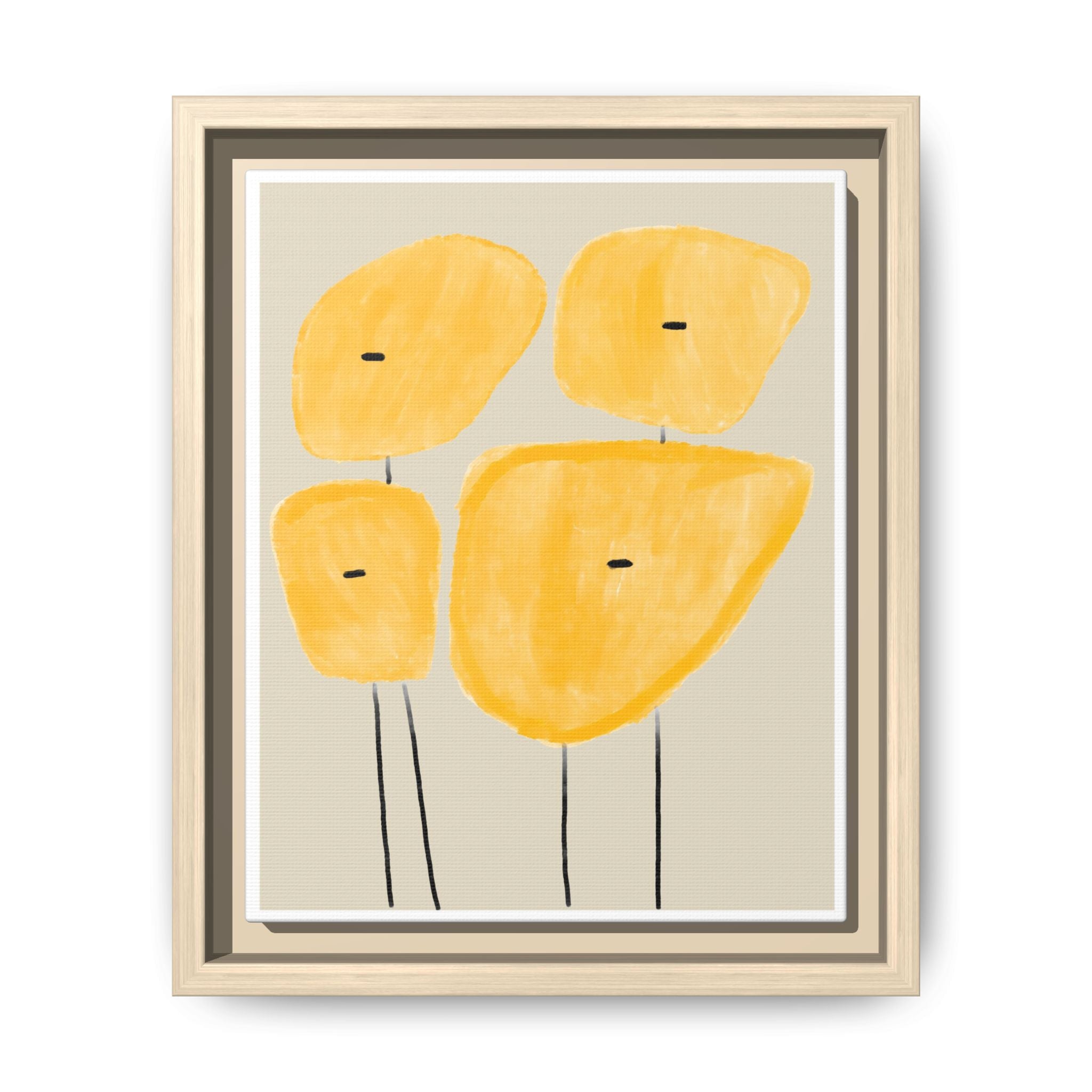 Golden Meadow Figures - Framed