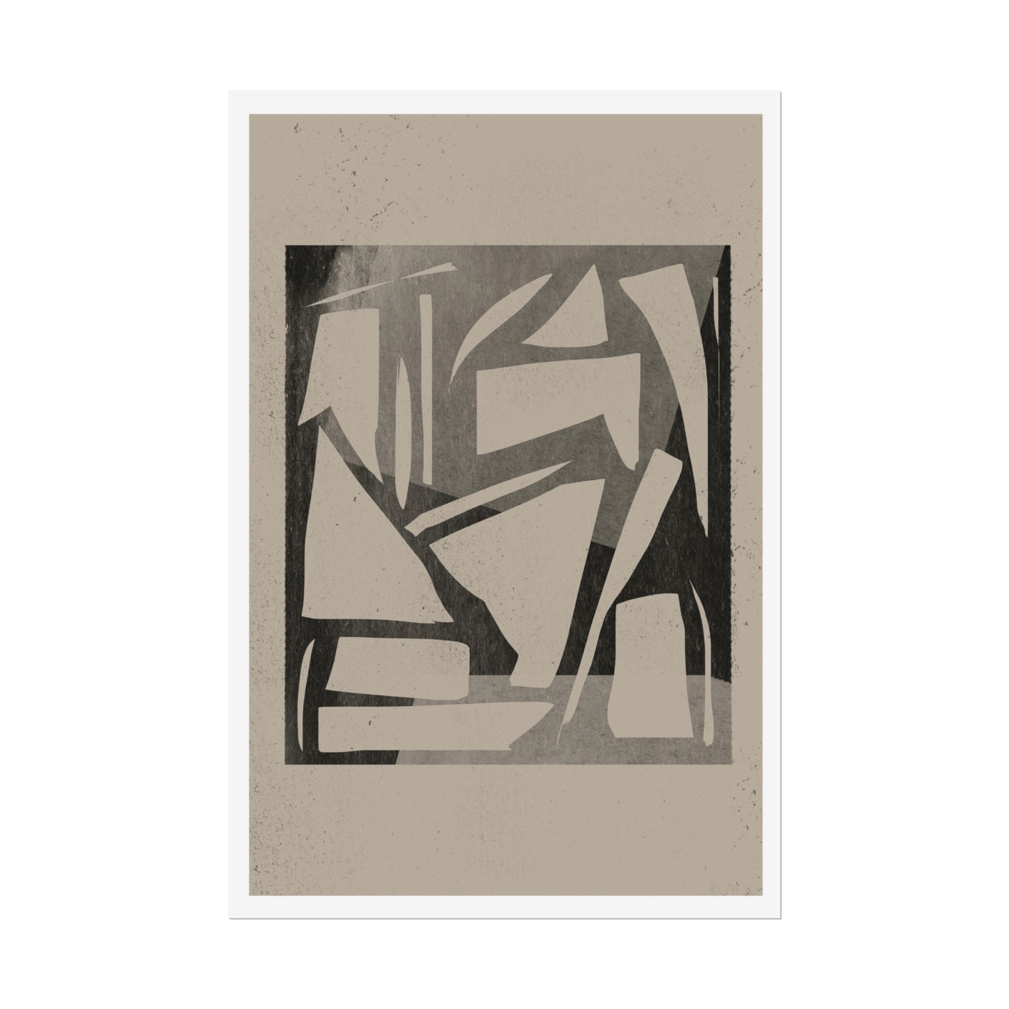 Shadow Fragment Rhythm Study - Poster
