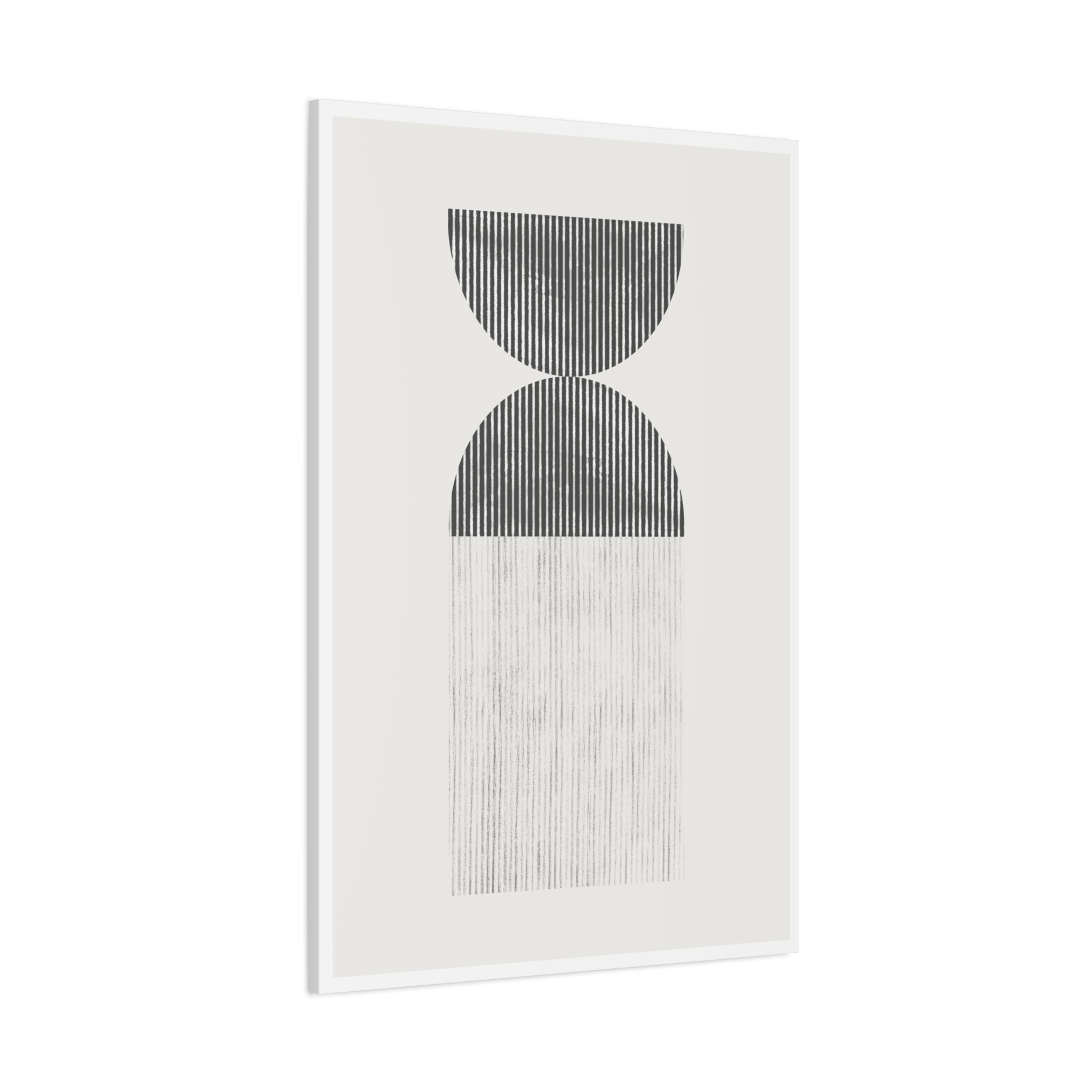 Monochrome Drift Balance - Canvas