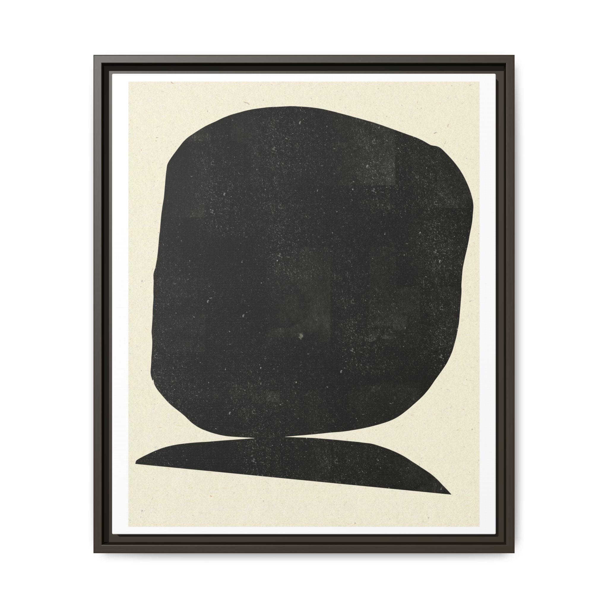 Midnight Monolith Whisper - Framed