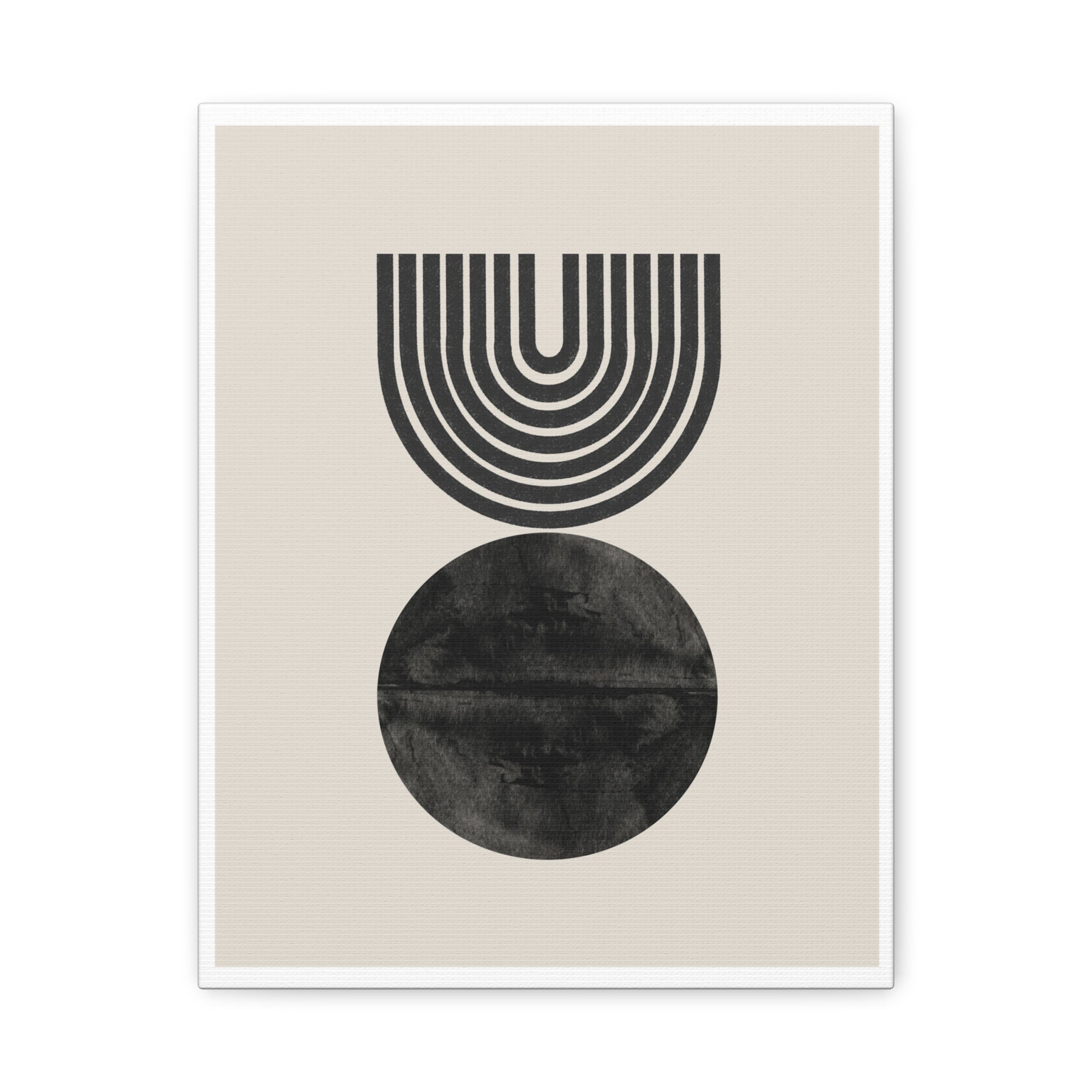 Obsidian Echo Arches - Canvas