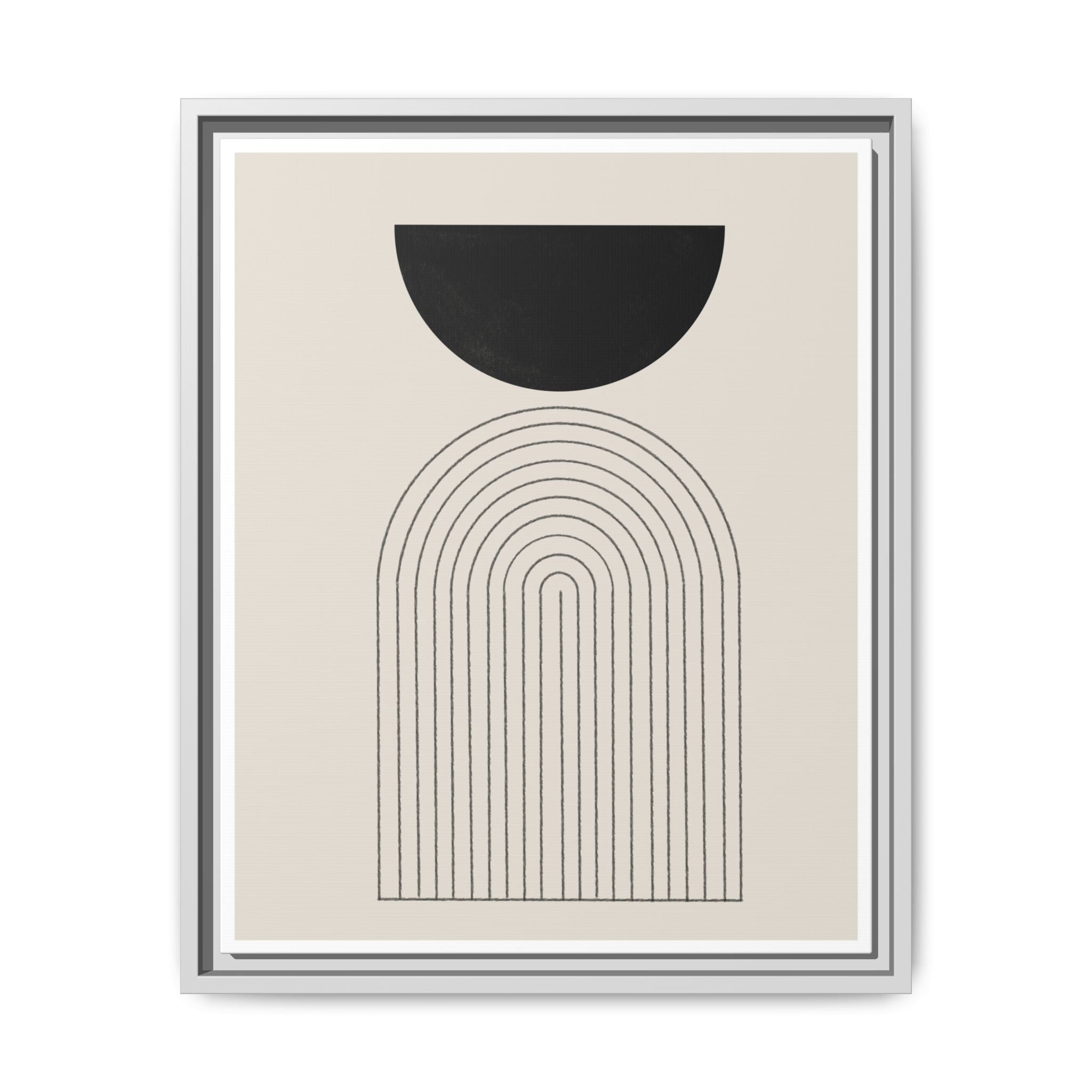 Midnight Portal Lines - Framed
