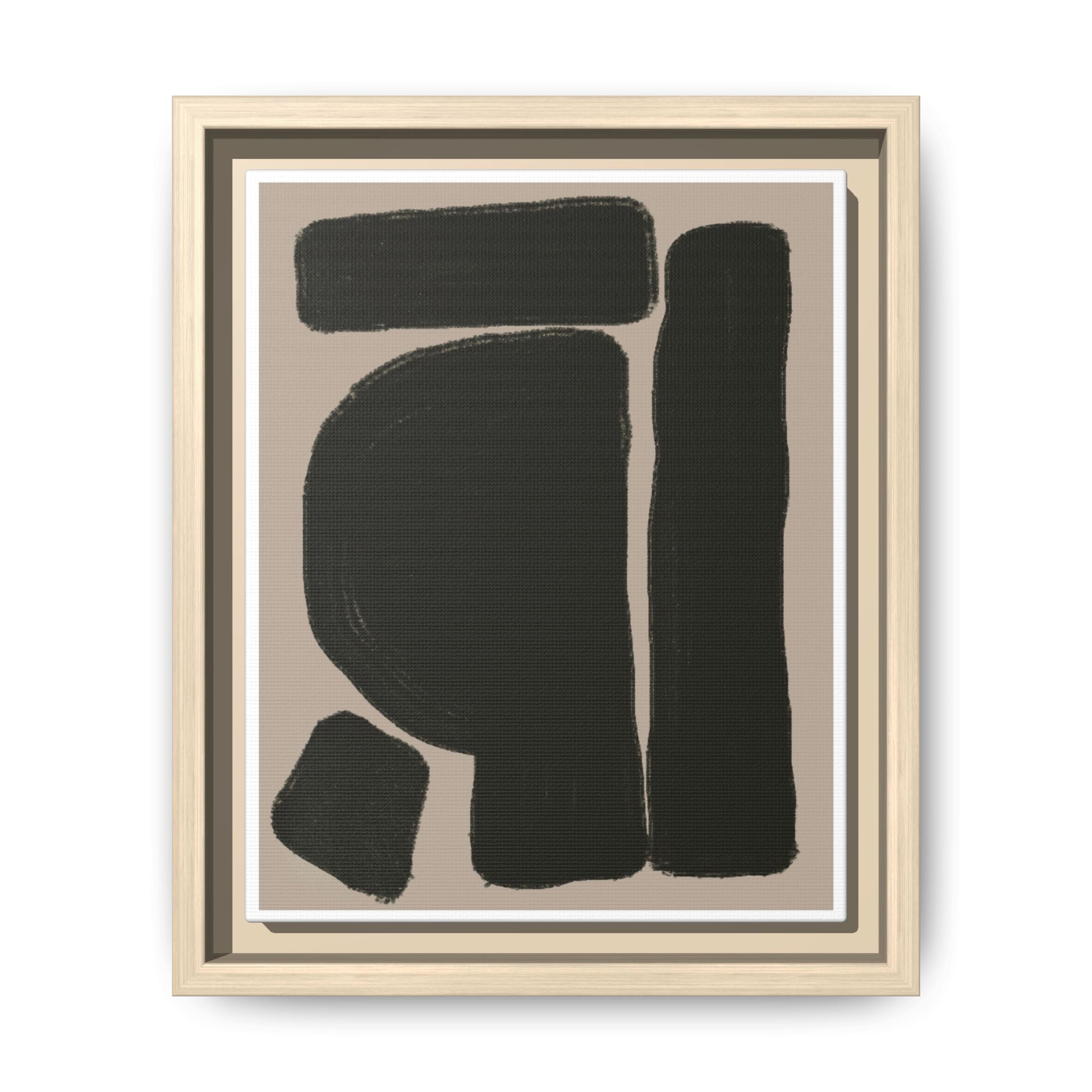 Velvet Obsidian Forms - Framed