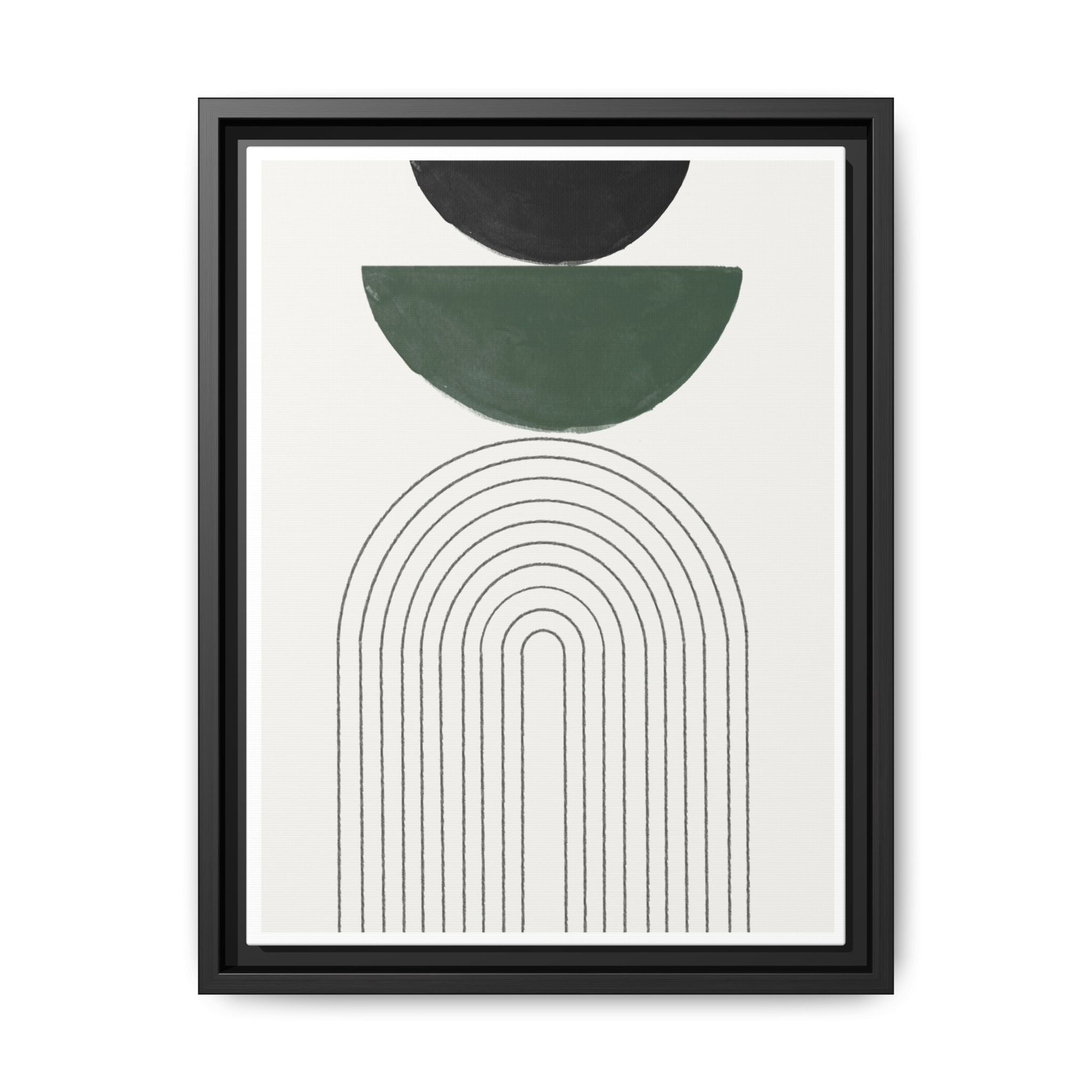 Emerald Arc Horizon - Framed