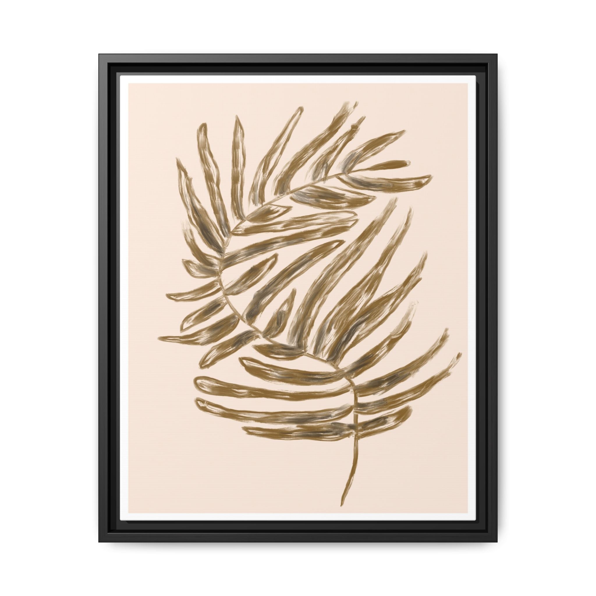Golden Frond Reverie - Framed