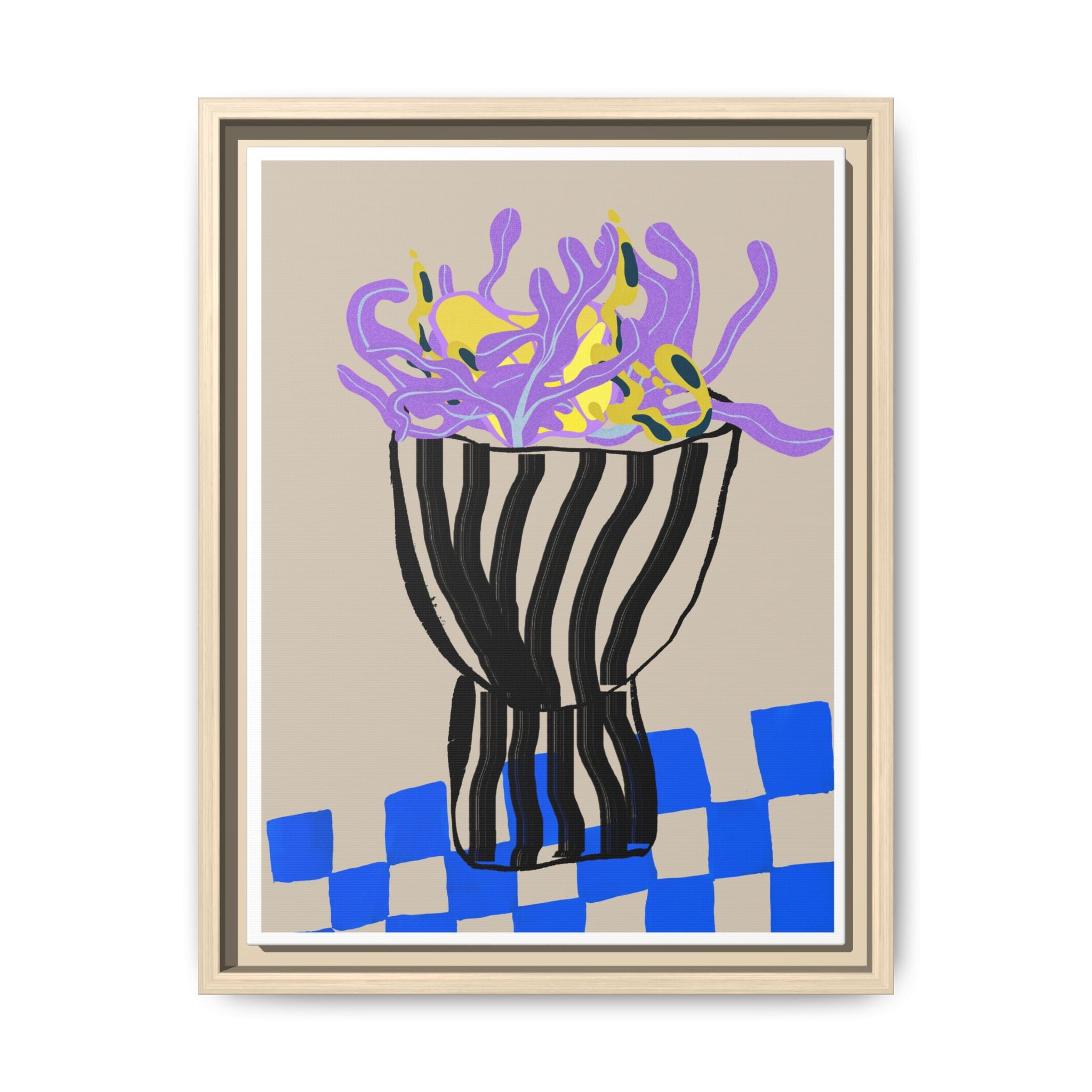 Lavender Coral Mirage - Framed