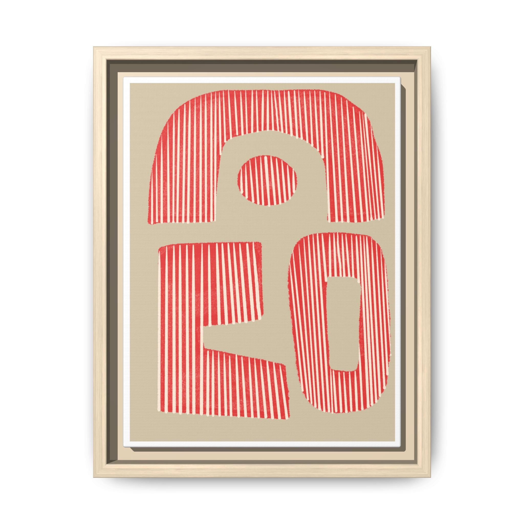 Coral Echo Forms - Framed