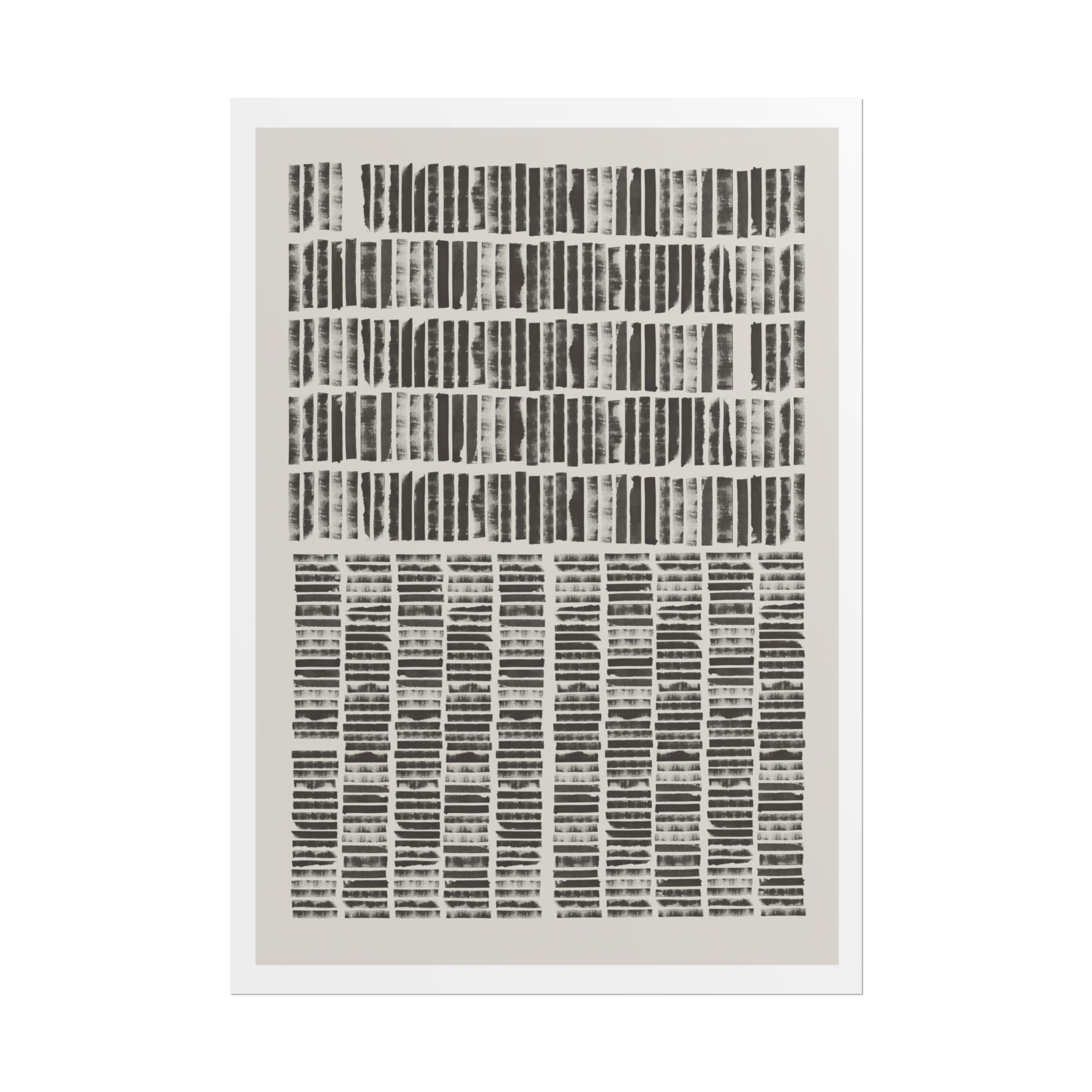 Shadow Rhythm Columns - Poster