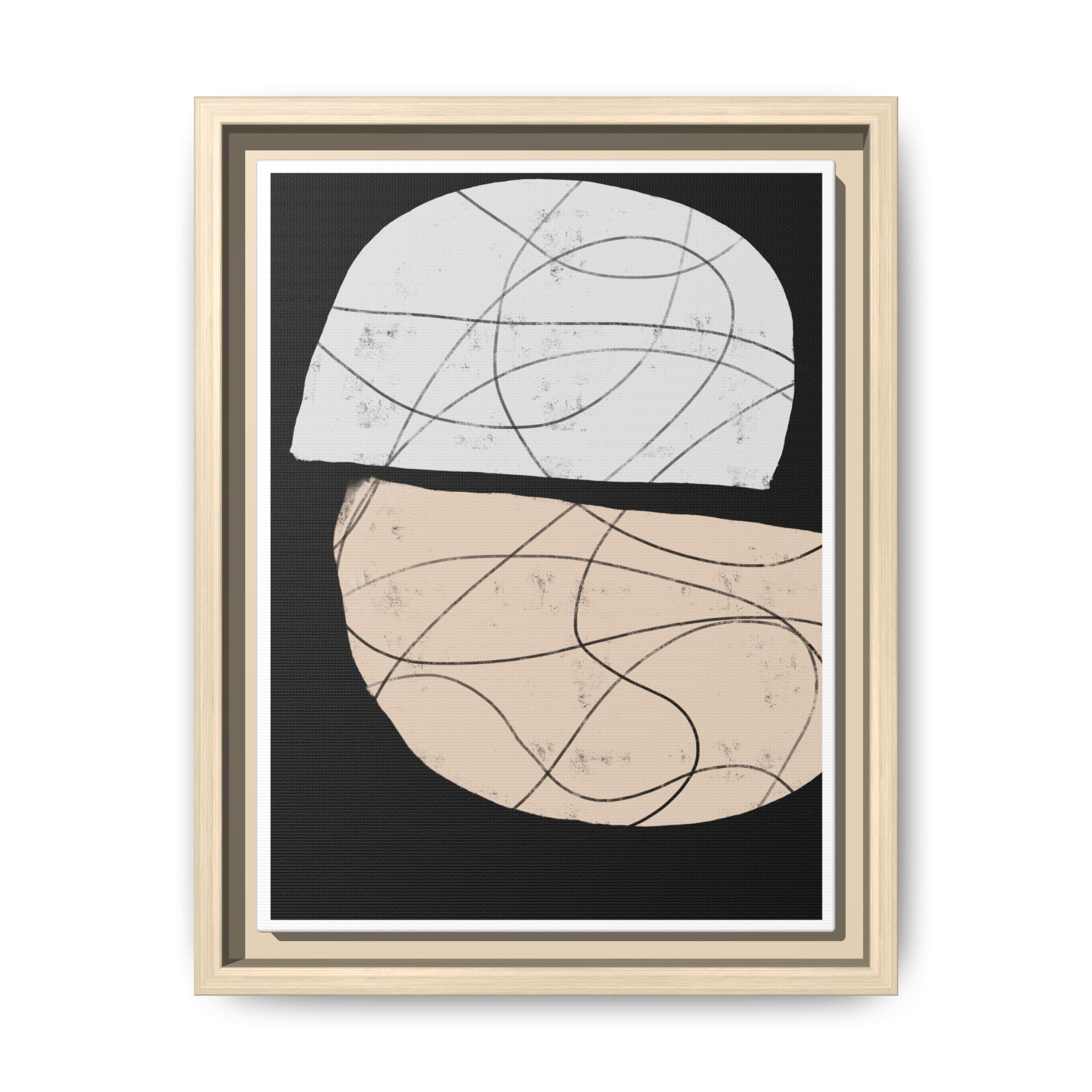 Nocturne Orbit Lines - Framed