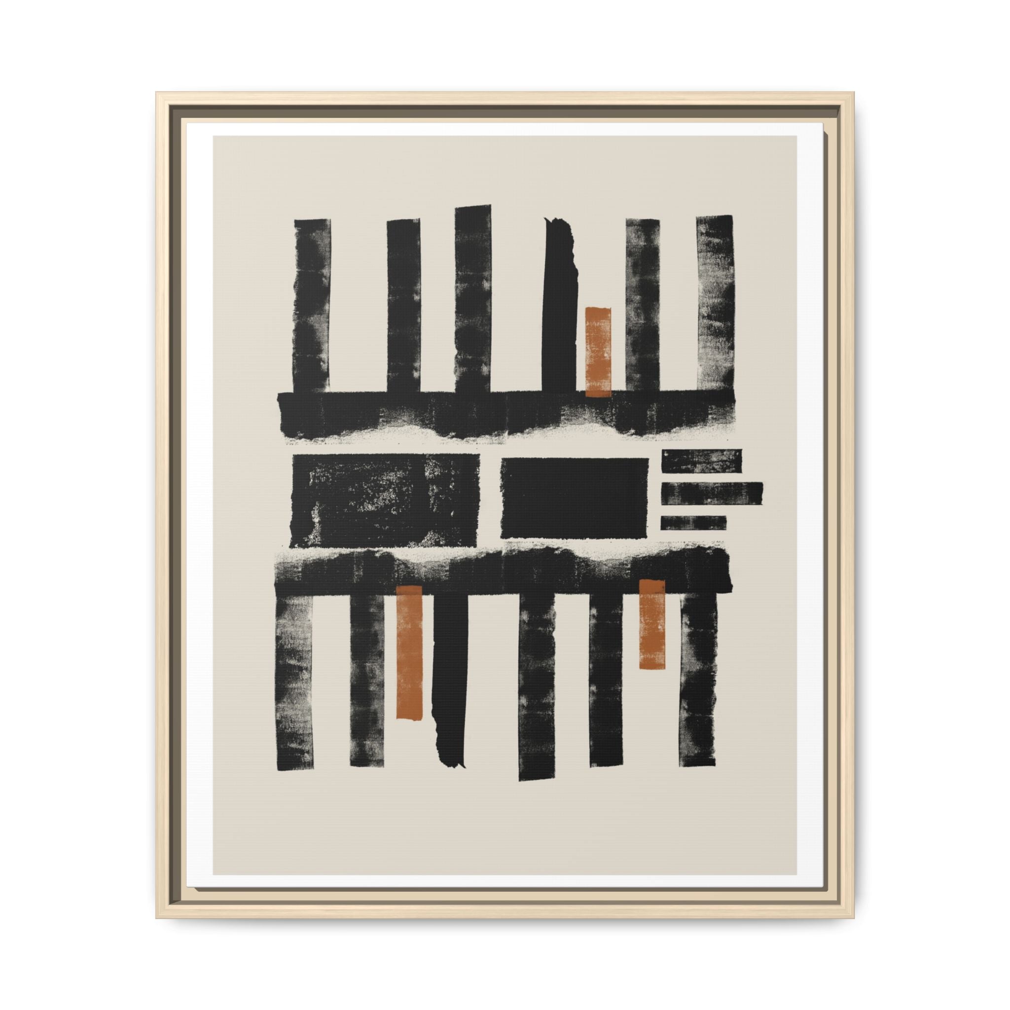 Amber Shadow Alignments - Framed