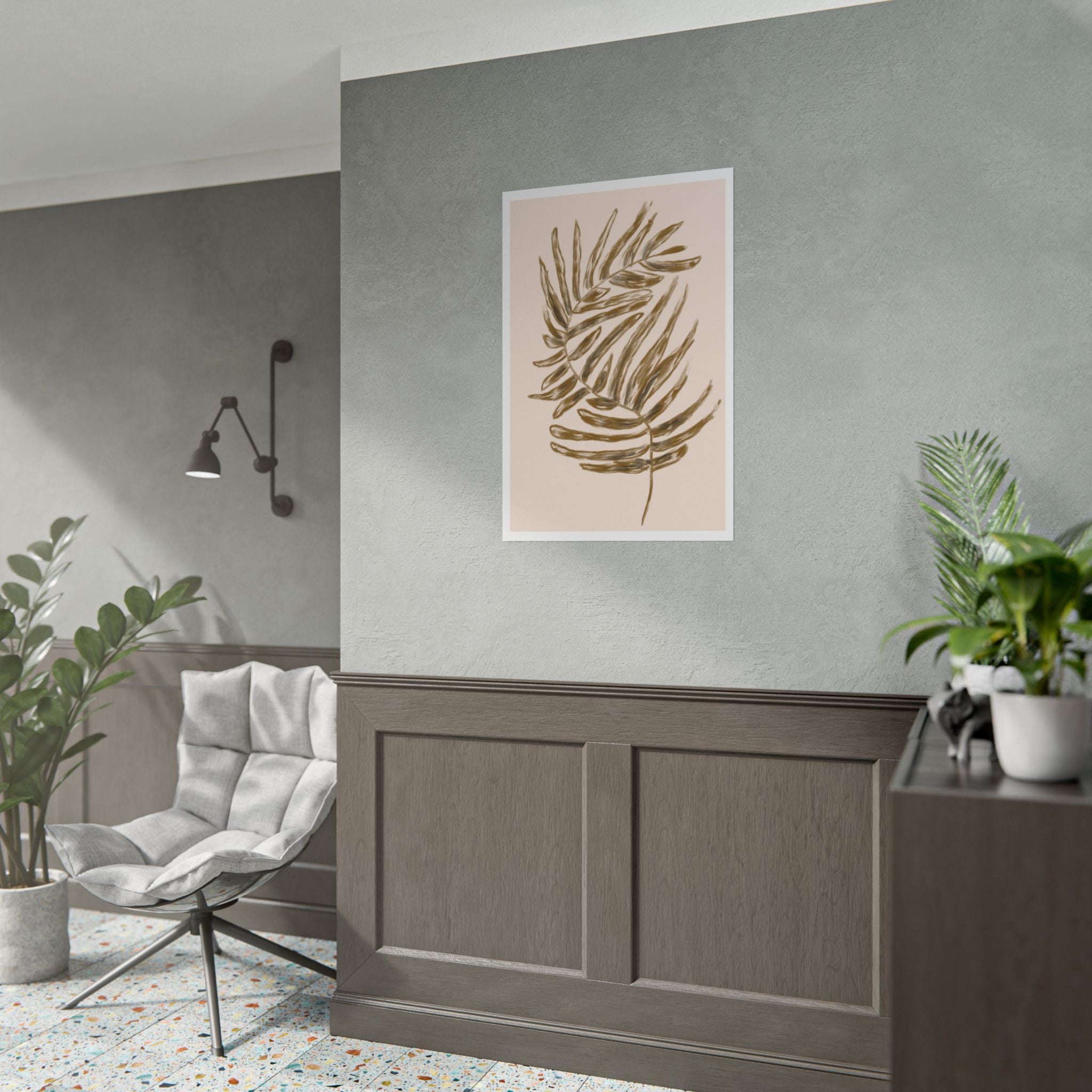 Golden Frond Reverie - Poster